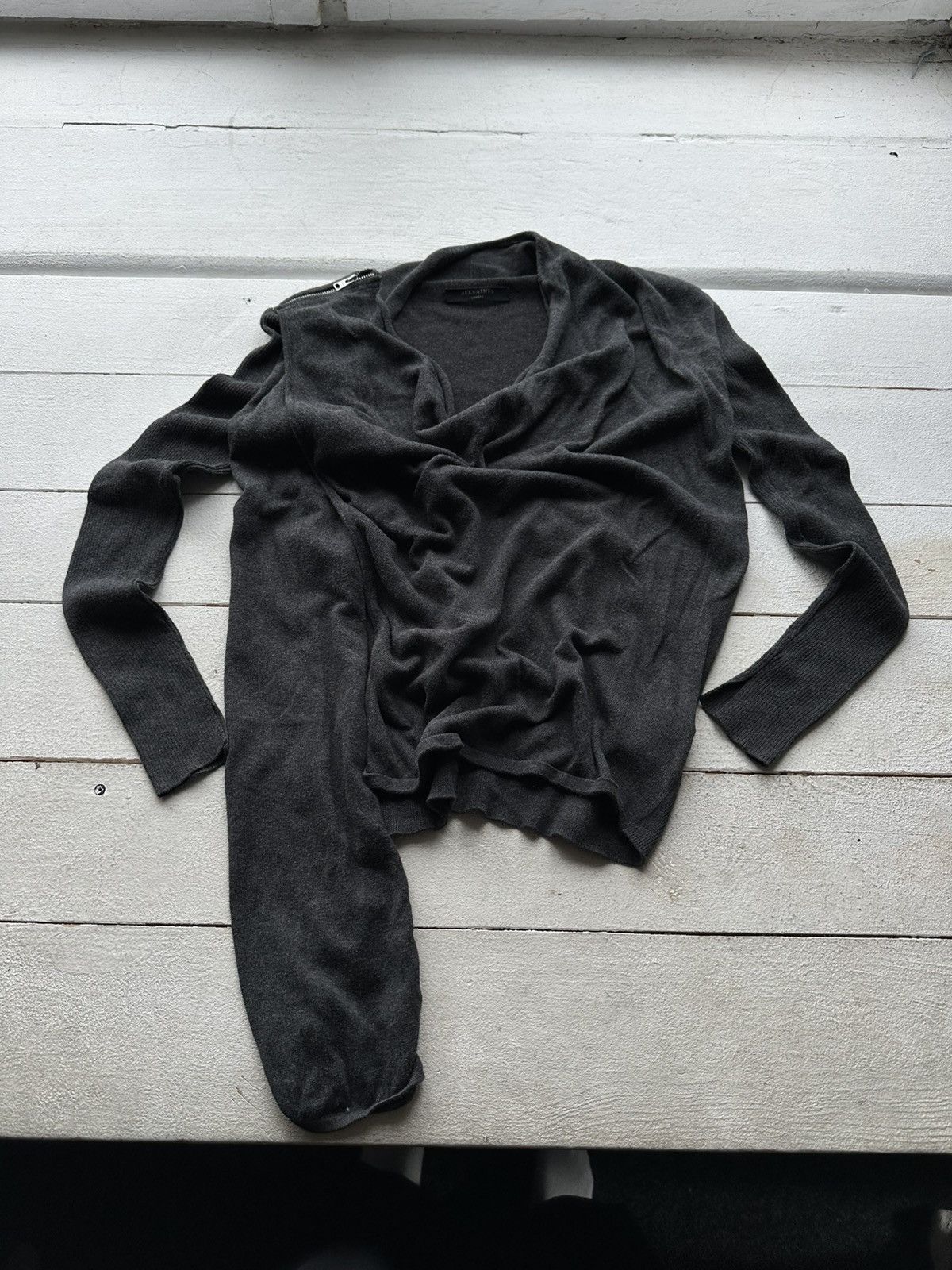 Allsaints 🚨RARE ALLSAINTS AVANT-GARDE IFSIXWASNINE CARDIGAN GRAY Size S / US 4 / IT 40 - 1 Thumbnail