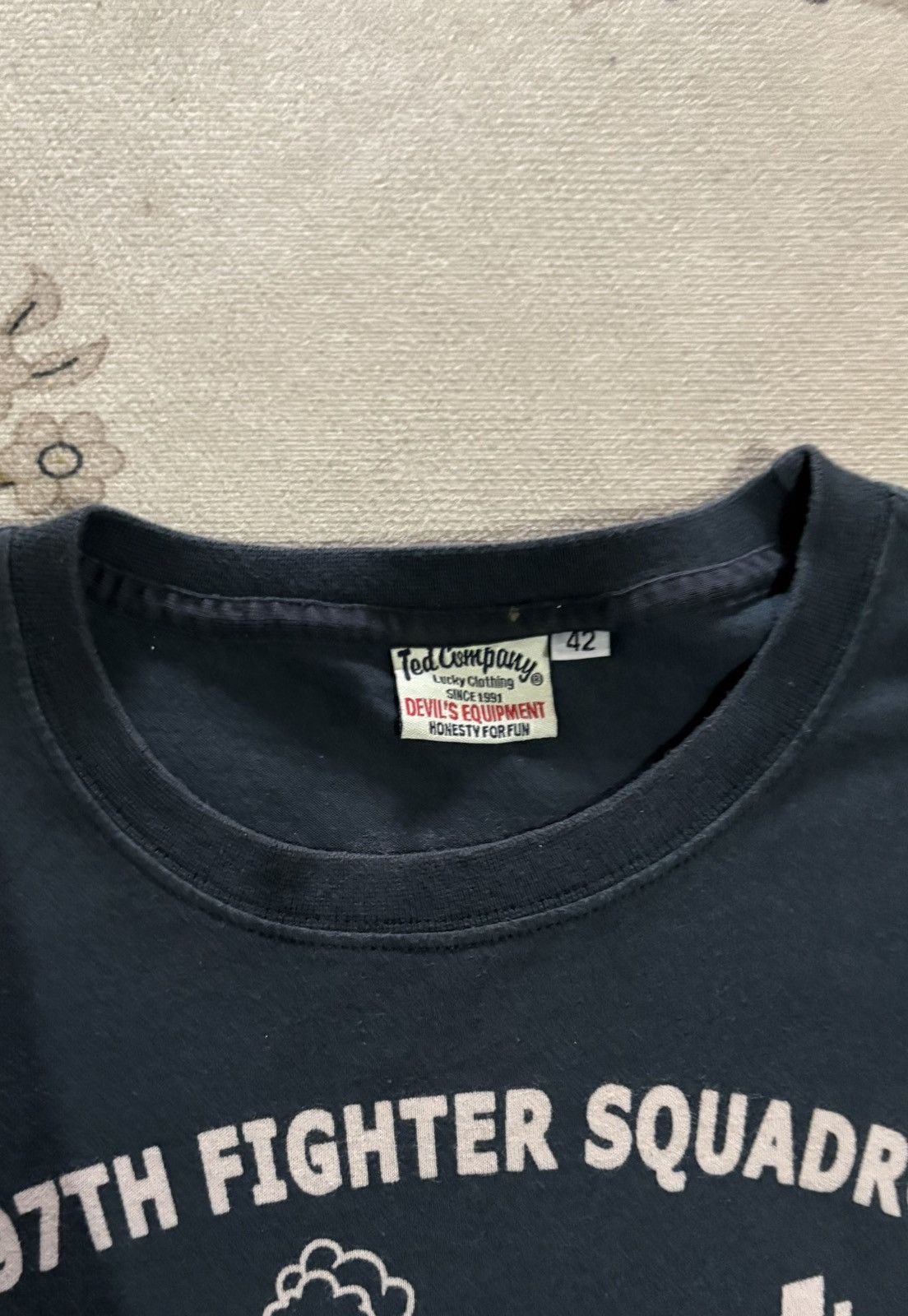 Japanese Brand Vintage Japanese Brand TEDMAN Over Print Long Sleeve Tee Size US M / EU 48-50 / 2 - 7 Thumbnail