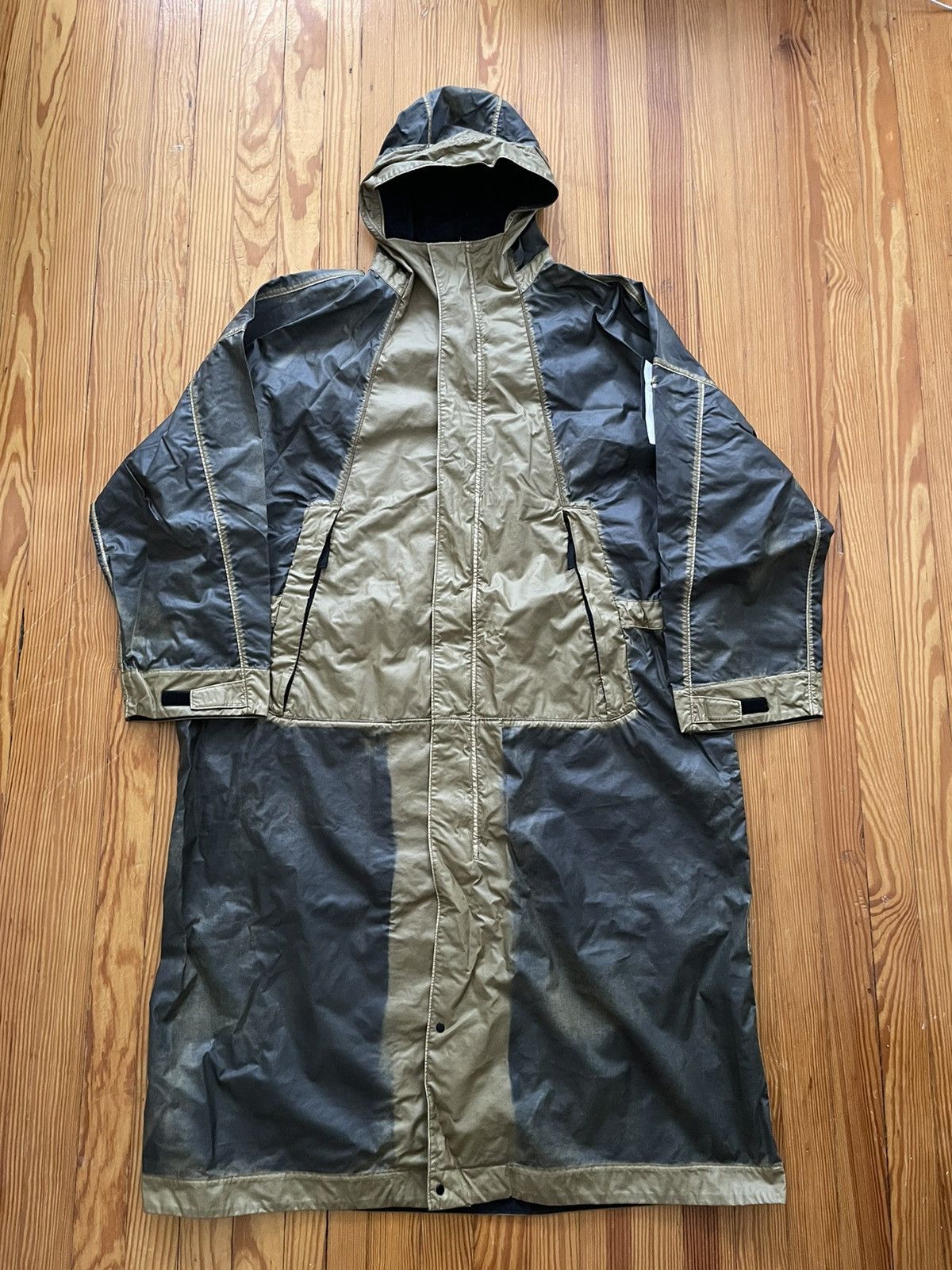 Stone Island Stone Island Mussola Gommata Hand Spray TC Coat Khaki Size US L / EU 52-54 / 3 - 1 Thumbnail