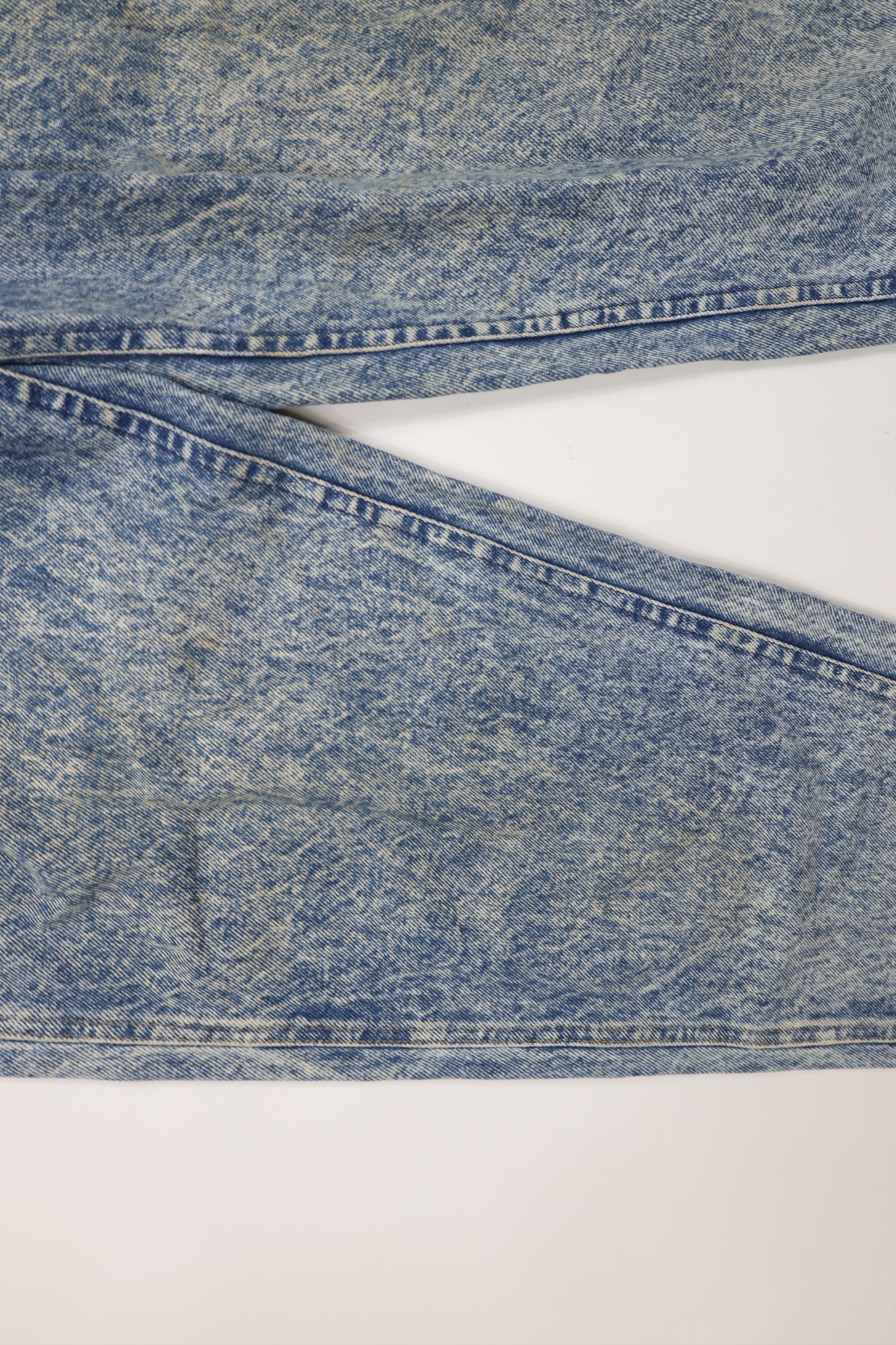 Lee Vintage 80s 90s Lee Skyriders Wash Tapered Leg Jeans USA Size 32" / US 10 / IT 46 - 7 Thumbnail