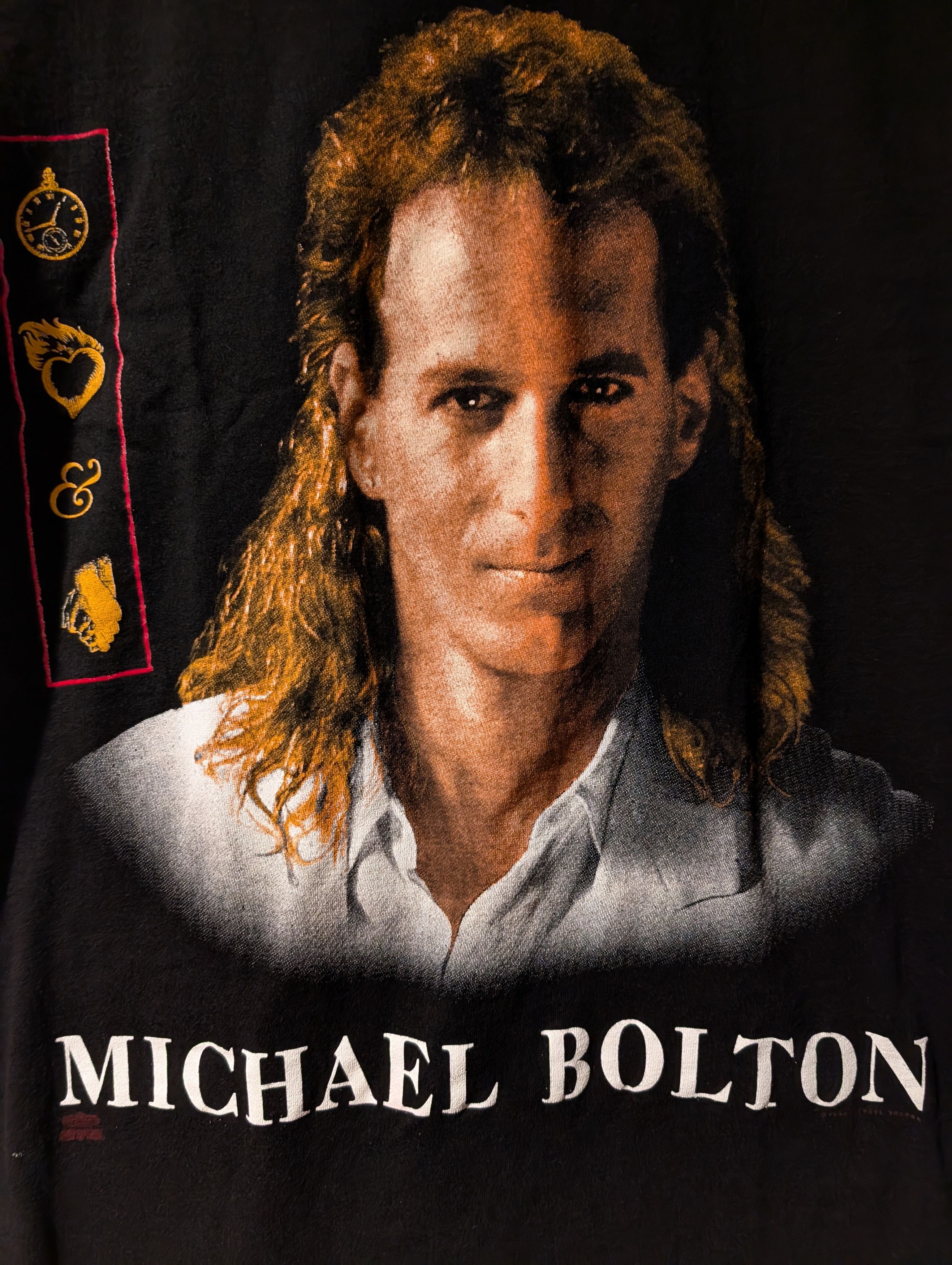 Band Tees Vintage Michael Bolton Time Love Tenderness Tour T-Shirt Size US L / EU 52-54 / 3 - 2 Thumbnail