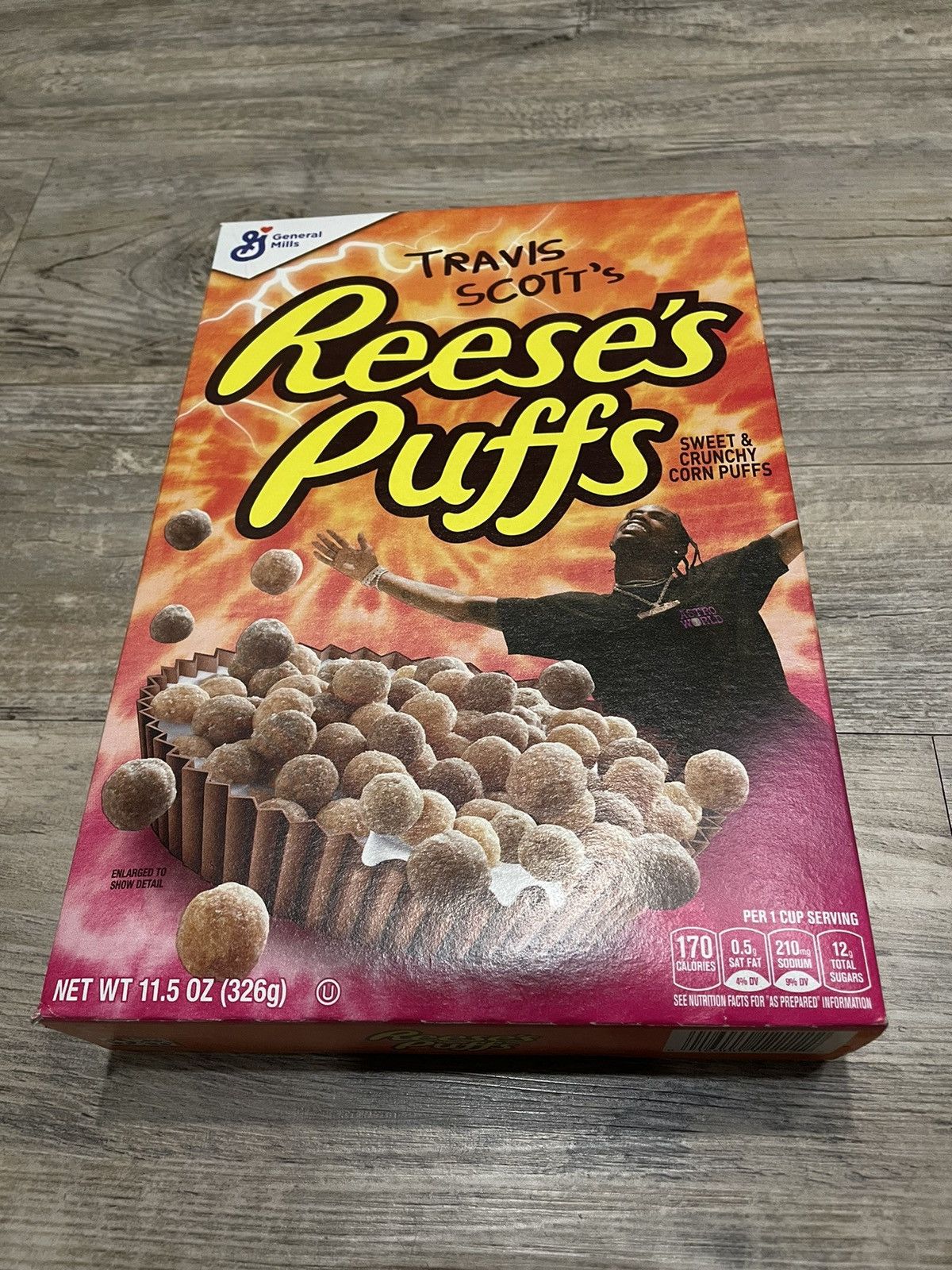Travis Scott Travis Scott Reeces Puffs Cereal Box | Grailed
