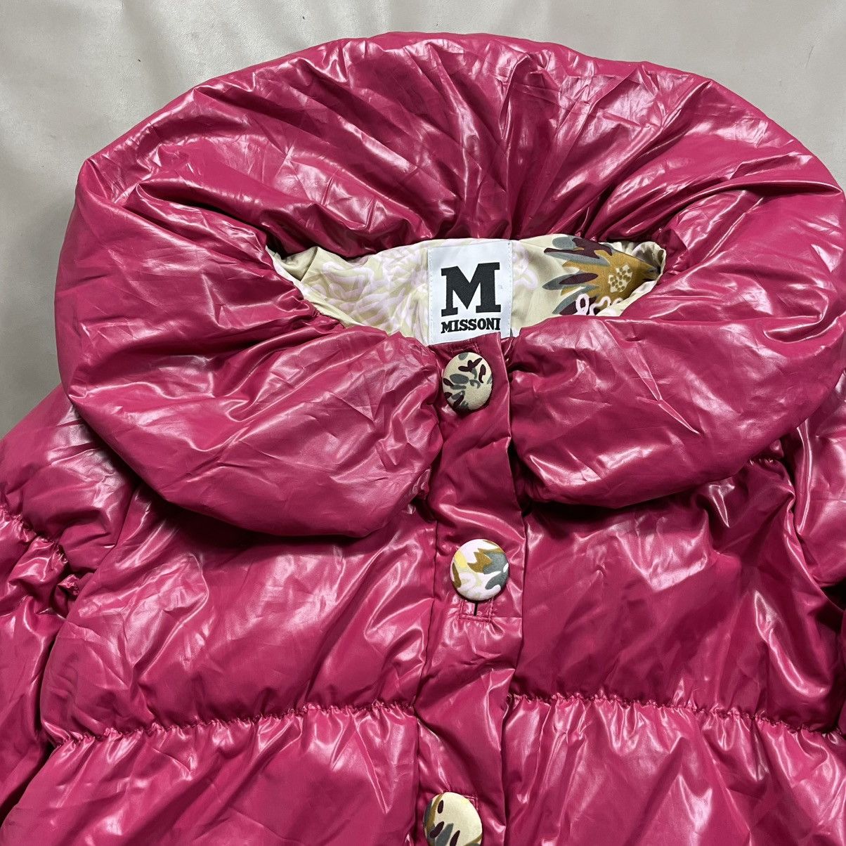 Missoni MISSONI PINK FLORAL PUFFER JACKET Size S / US 4 / IT 40 - 3 Thumbnail