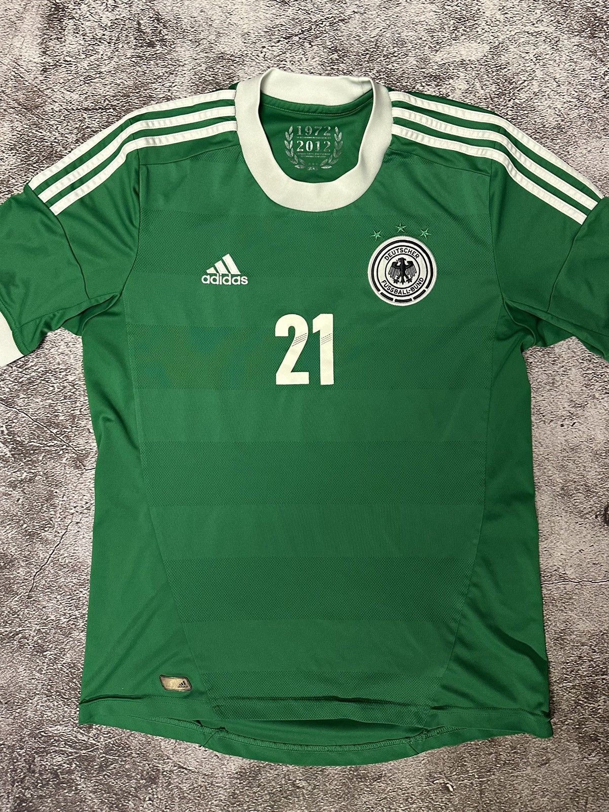 Adidas ADIDAS 2012-13 GERMANY REUS SHIRT GREEN JERSEY M Size US L / EU 52-54 / 3 - 1 Thumbnail