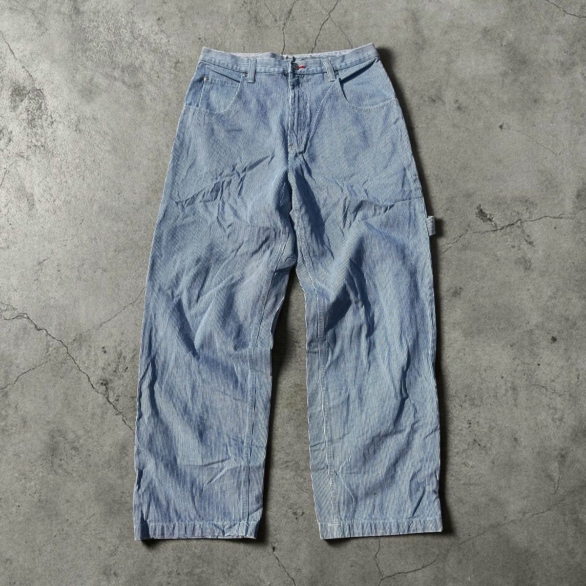 Other NO BOUNDARIES STRIPED THICK AF RARE CARPENTER PANT Size US 32 / EU 48 - 1 Thumbnail