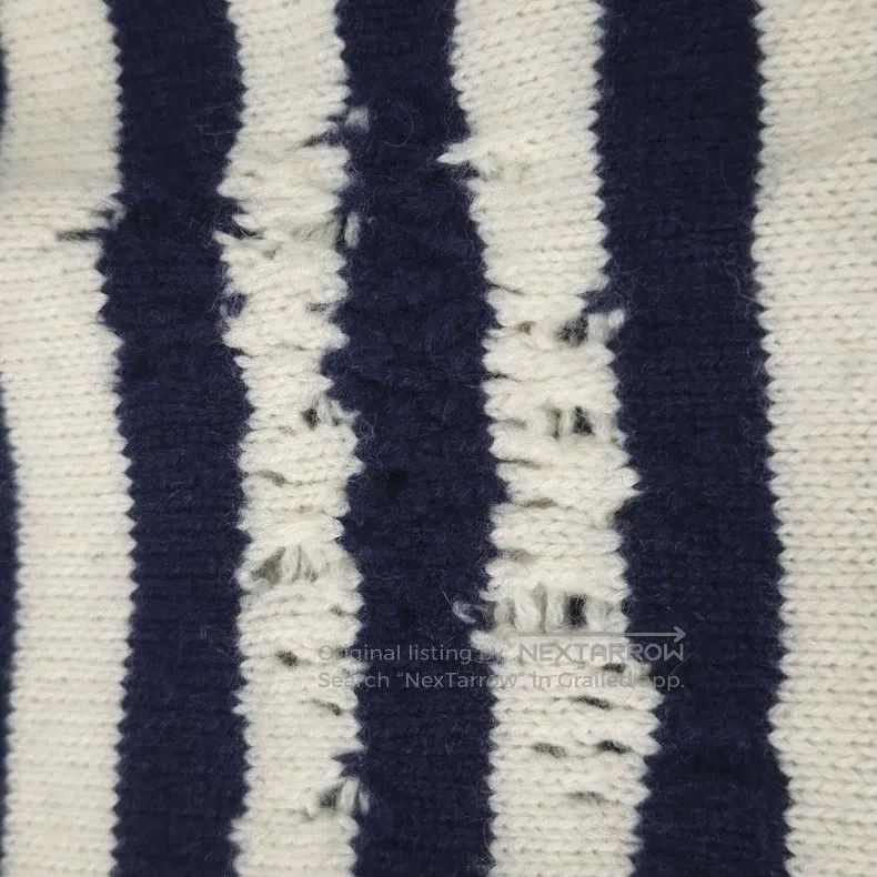 Dior Dior Dark blue and white striped embroidery bee destructio Size XS / US 0-2 / IT 36-38 - 7 Thumbnail