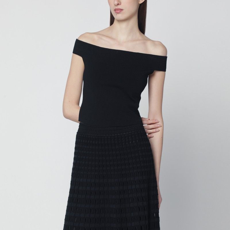 Simkhai Simkhai Black Rayon-Blend Top Size S / US 4 / IT 40 - 1 Thumbnail
