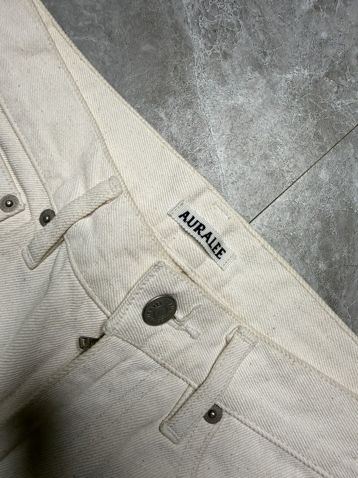 Auralee Auralee Hardtwist Denim 5P pants Size US 26 / EU 42 - 8 Thumbnail