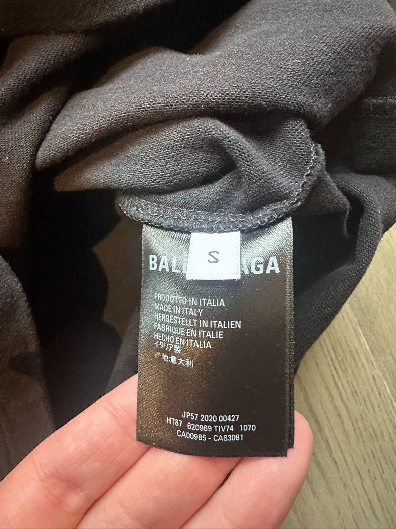 Balenciaga Balenciaga Crew monogram slogan short sleeve 2502-Nextarrow Size US S / EU 44-46 / 1 - 3 Thumbnail