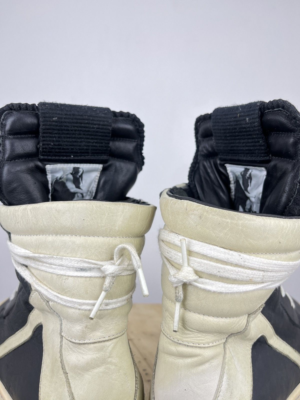 Rick Owens Geobasket High-top Leather Sneakers Size US 6 / EU 39 - 7 Thumbnail
