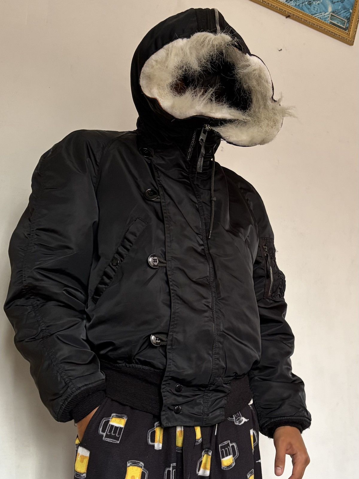 GOA vintage alpha industries jacket hood N-2B bomber Size US M / EU 48-50 / 2 - 7 Thumbnail