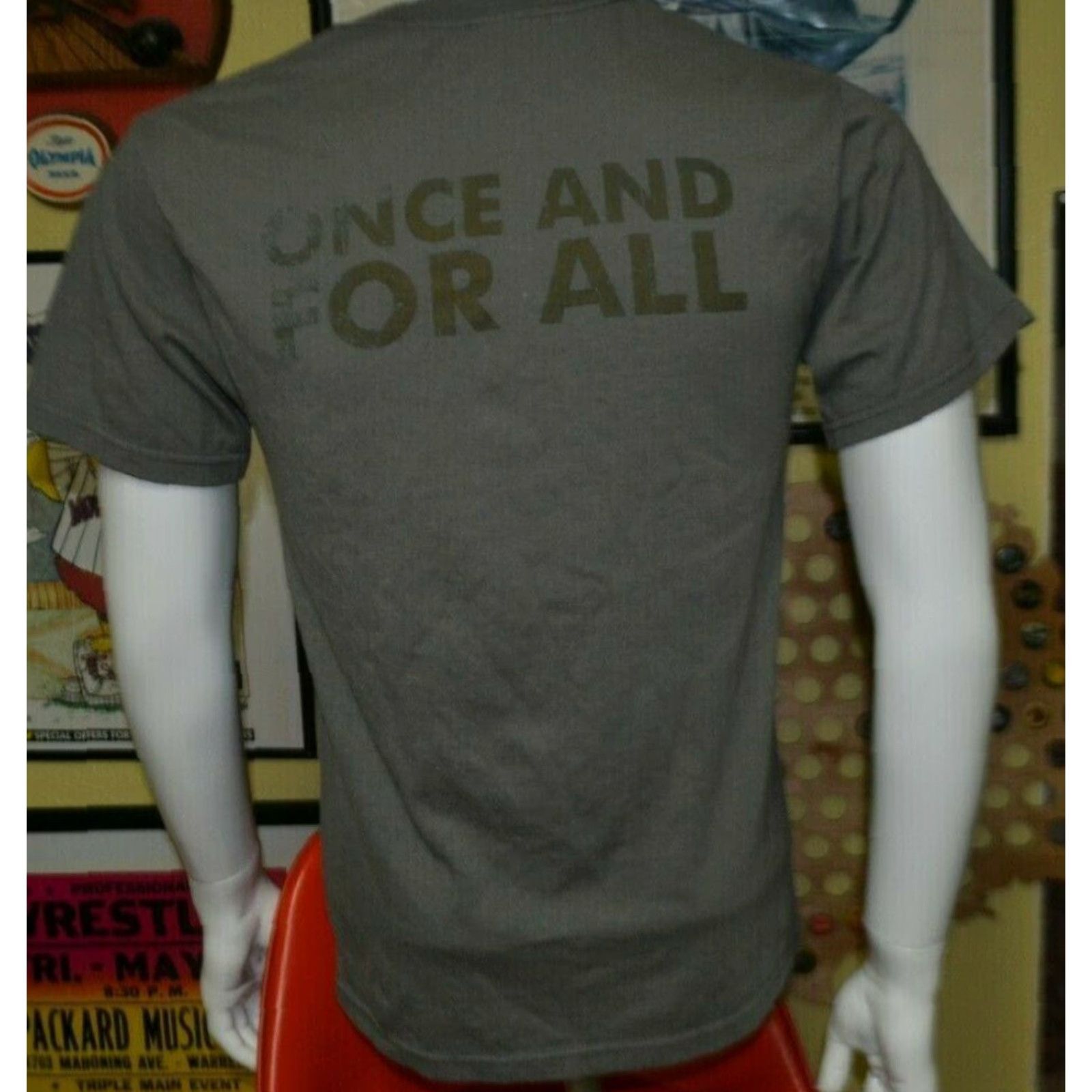 Jerzees Miles Before Sleep Jerzees T Shirt Solid Gray Short Sleeve Round Neck Mens Small Sam DeArmond Fort Myers FL MI 2000s Rock Graphic Tee Size US S / EU 44-46 / 1 - 3 Thumbnail