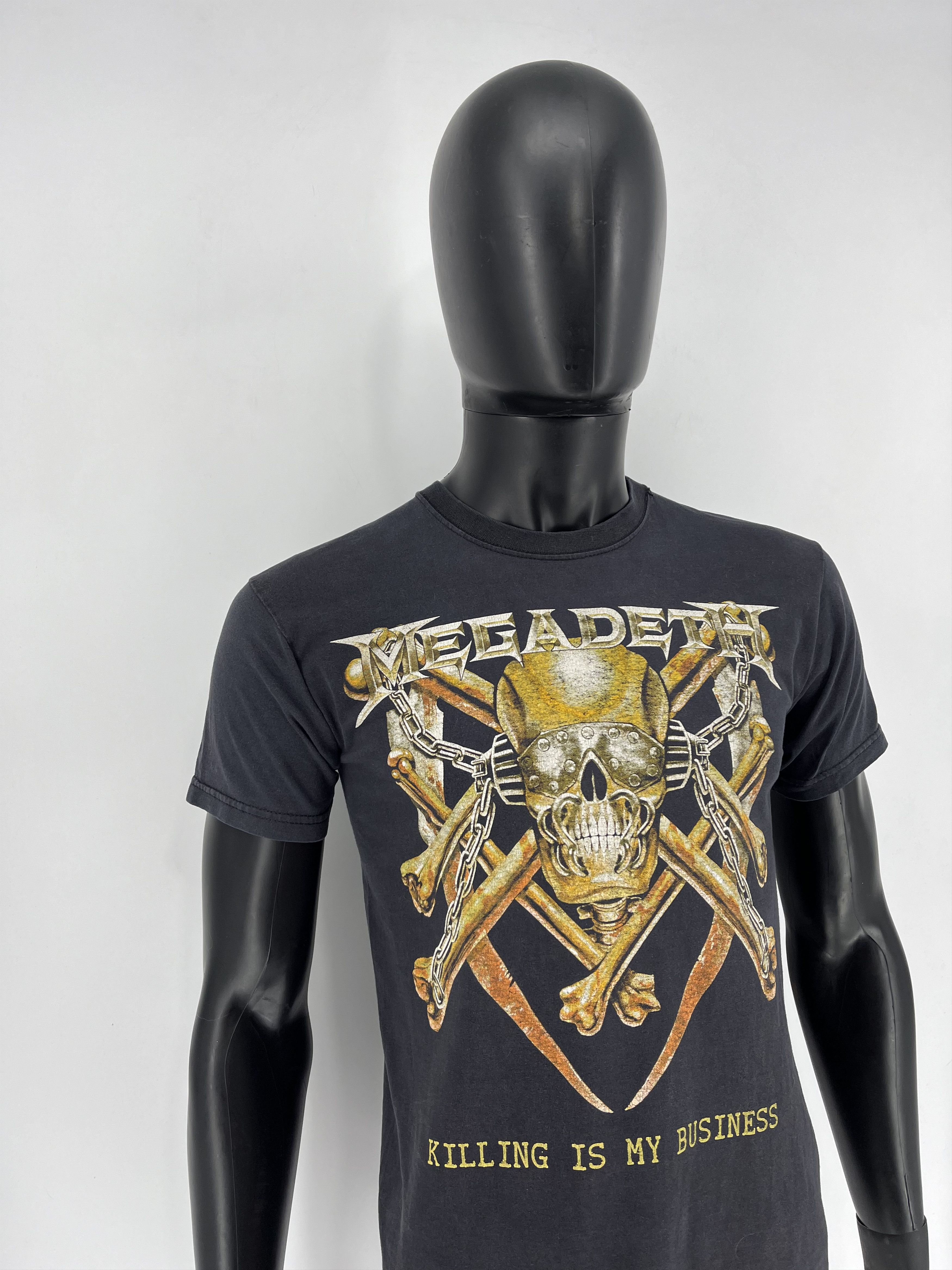 Band Tees × Vintage Vintage Y2K MEGADETH Band Rock Tee Horror Skull Screamer 90s Size US S / EU 44-46 / 1 - 3 Thumbnail