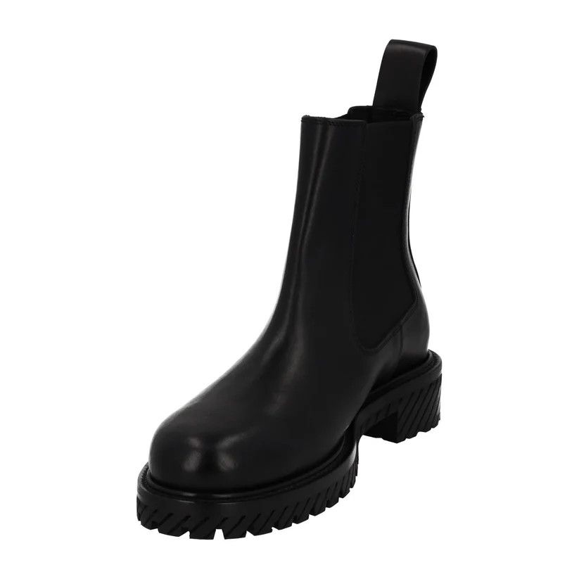 Off-White o1y0225 Ankle Boots in Black Size US 8 / EU 41 - 4 Thumbnail