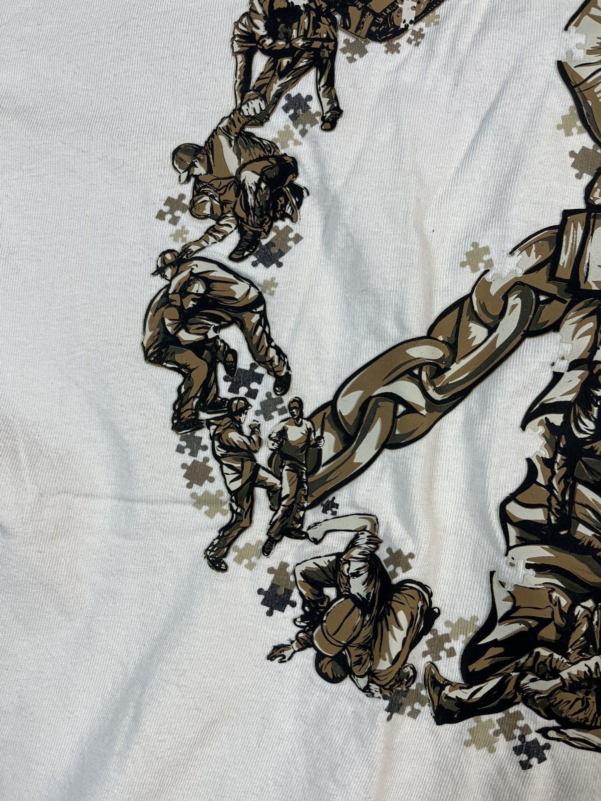 Ecko Unltd. Ecko Unltd War and Piece Jigsaw Graphic Puzzle Blk Y2K Size US L / EU 52-54 / 3 - 10 Thumbnail