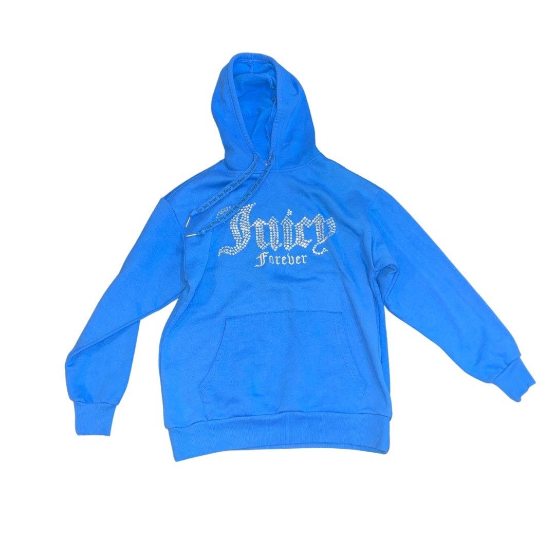 Juicy Couture Juicy Couture Forever 21 Rhinestone Pullover Hoodie Sweater Size S / US 4 / IT 40 - 1 Thumbnail
