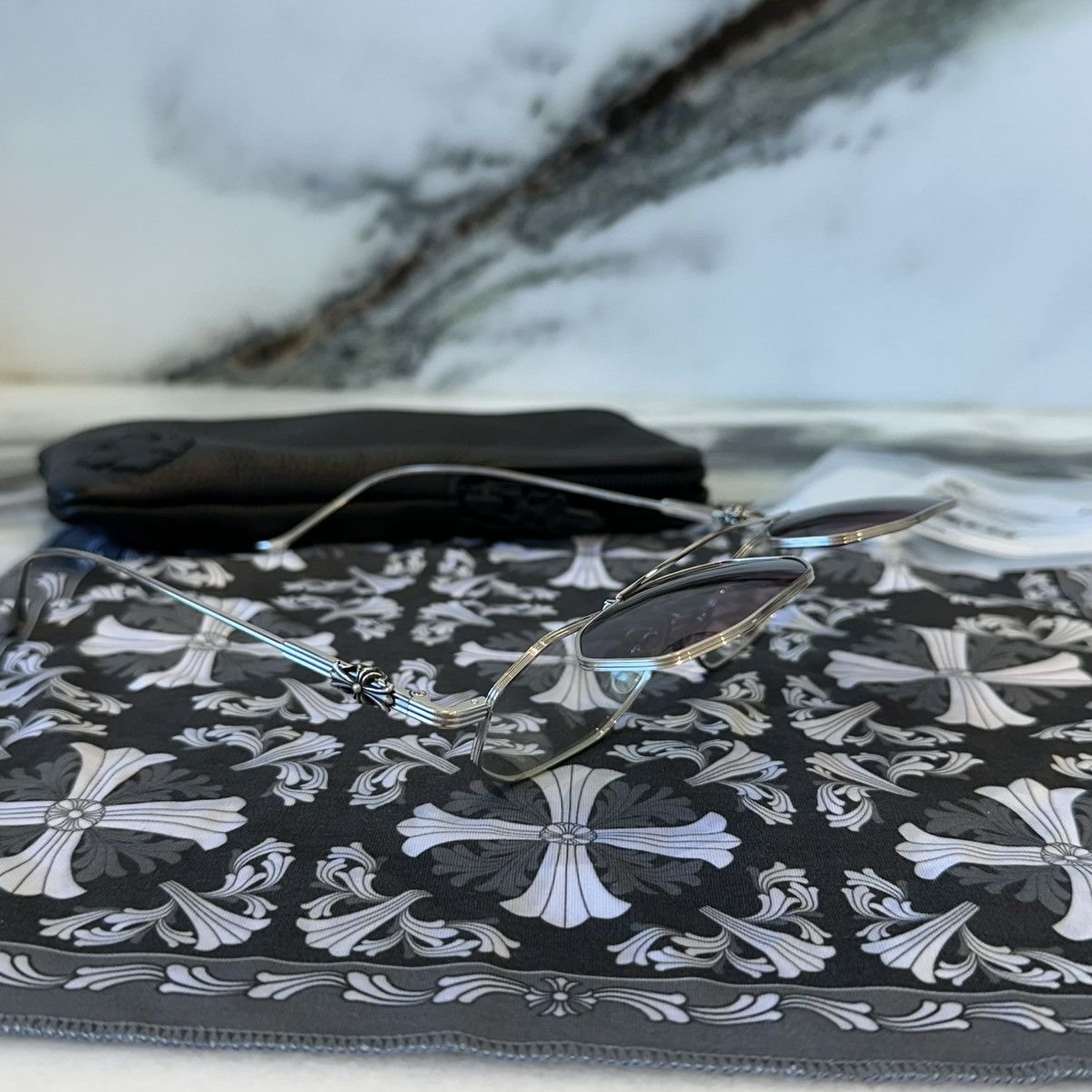 Chrome Hearts 1 of 1 Chrome Hearts Sunglasses Size ONE SIZE - 6 Thumbnail