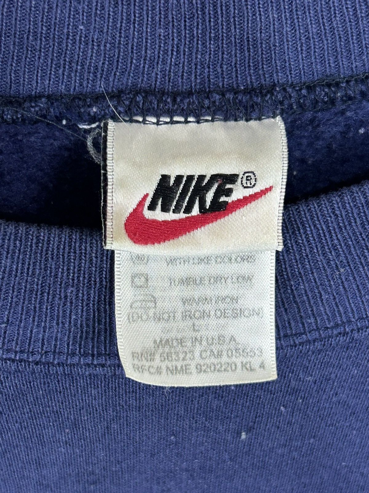 Nike × Vintage Vintage 90s Nike Town USA center swoosh Large Size US L / EU 52-54 / 3 - 3 Thumbnail