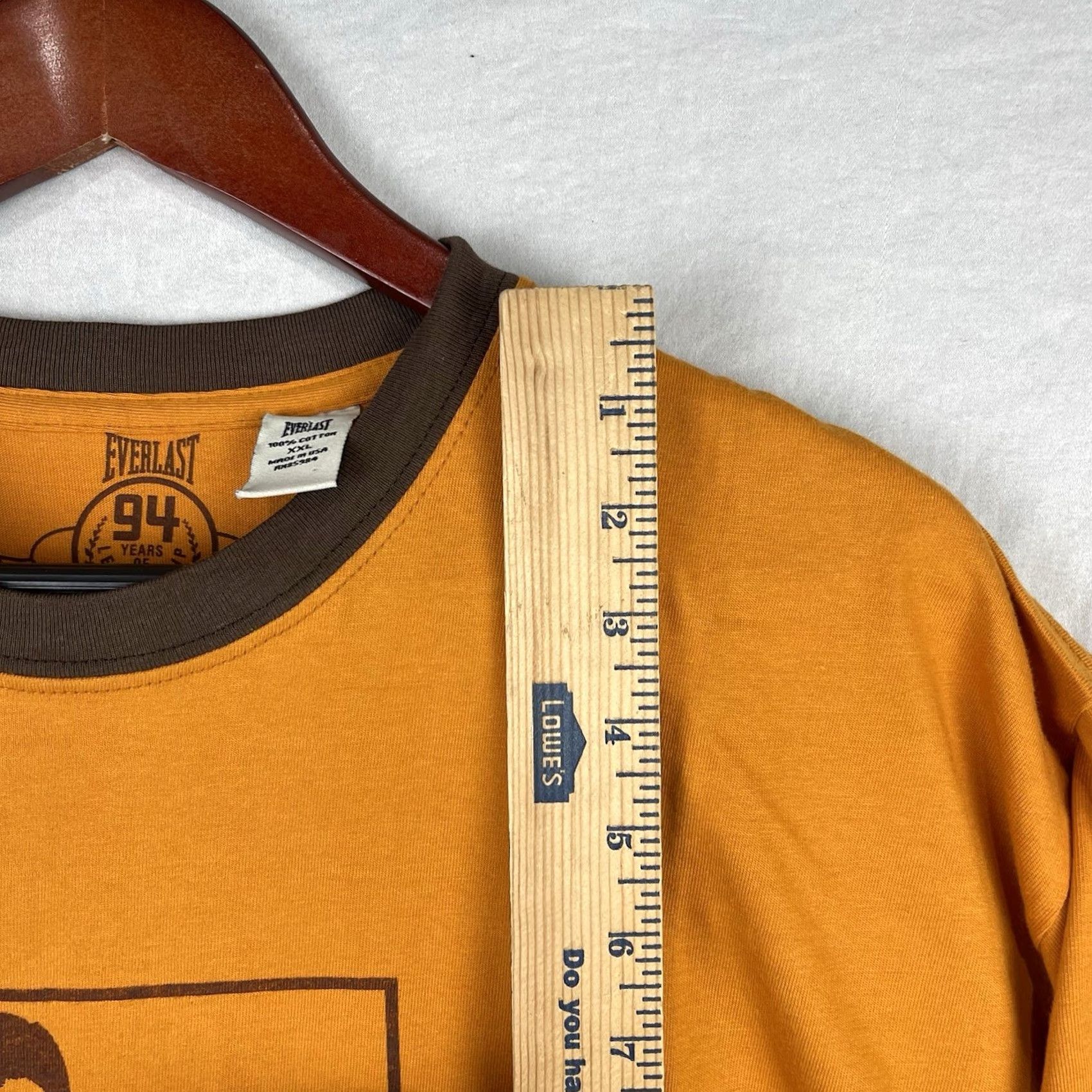Everlast Vintage Everlast Joe Louis Shirt Men 2XL T-Shirt Brown Crew Neck Short Sleeve Graphic Print Boxing Fight The Brown Bomber Y2K 2000s Mens Size US XXL / EU 58 / 5 - 7 Thumbnail