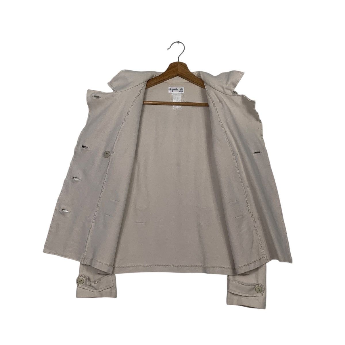 agnes b. Agnes B Double Breasted Crop Jacket Size S / US 4 / IT 40 - 11 Thumbnail