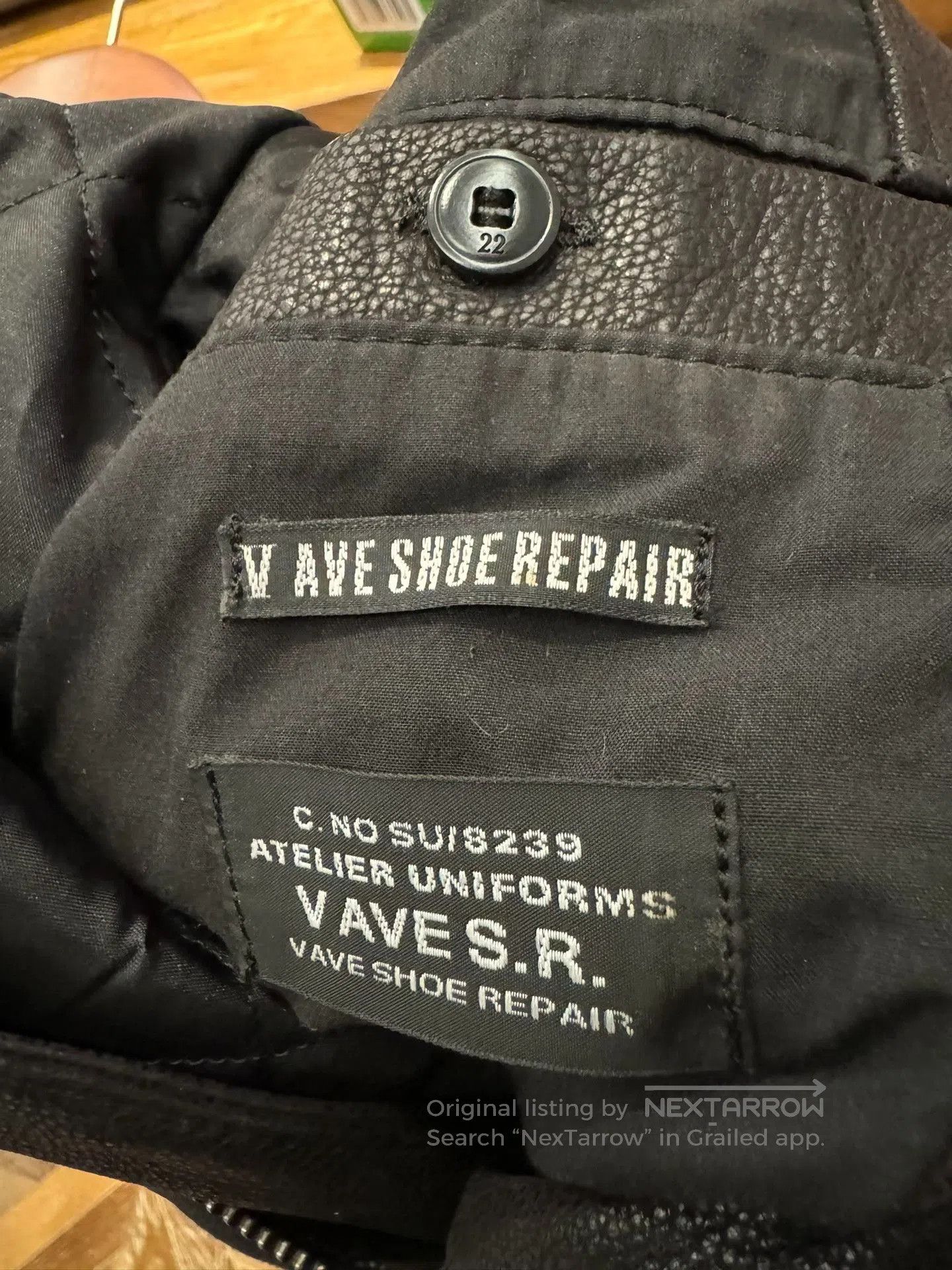 Other V AVE SHOE REPAIR Motorcycle Leather Jacket. Size XS / US 0-2 / IT 36-38 - 5 Thumbnail