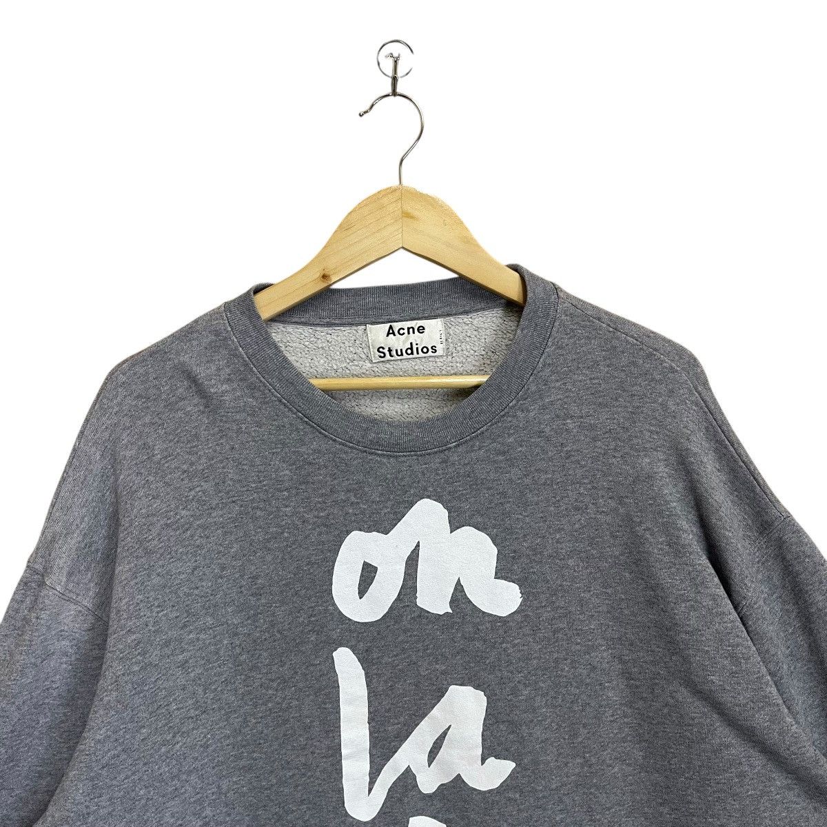 Acne Studios SS14 ACNE STUDIOS BIG LOGO CREWNECK SWEATSHIRT Size US XL / EU 56 / 4 - 4 Thumbnail