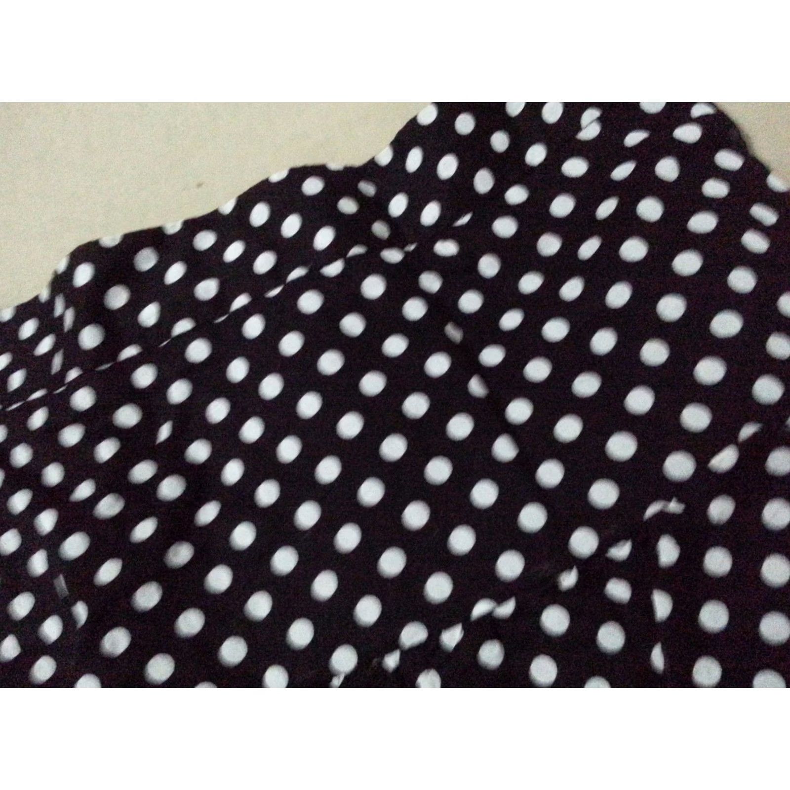 Ann Taylor Womens Ann Taylor Skirt 10 Black Midi Cotton Skirt Womens 10 Black Ann Taylor MIDI Skirt Size 32" / US 10 / IT 46 - 3 Thumbnail