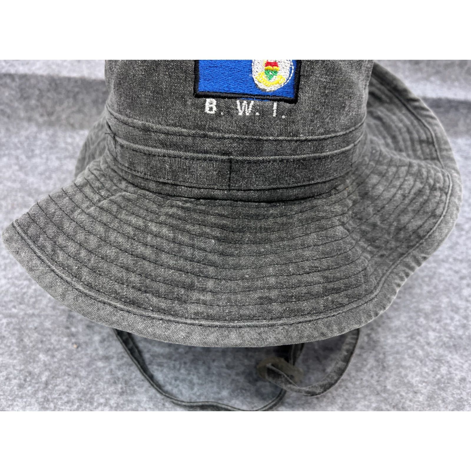 Vintage Cayman Islands Gray Cotton Sun Bucket Hat One Size Adult Unbranded Hat Beach Hiking Travel Casual Weather: Summer, Spring, Fall, Winter Size ONE SIZE - 3 Thumbnail
