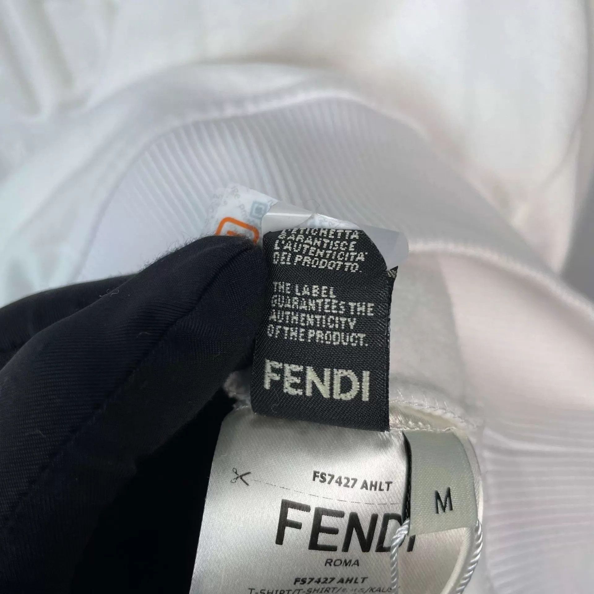 Fendi Fendi white logo women's 95 new sweatshirt Size M / US 6-8 / IT 42-44 - 5 Thumbnail