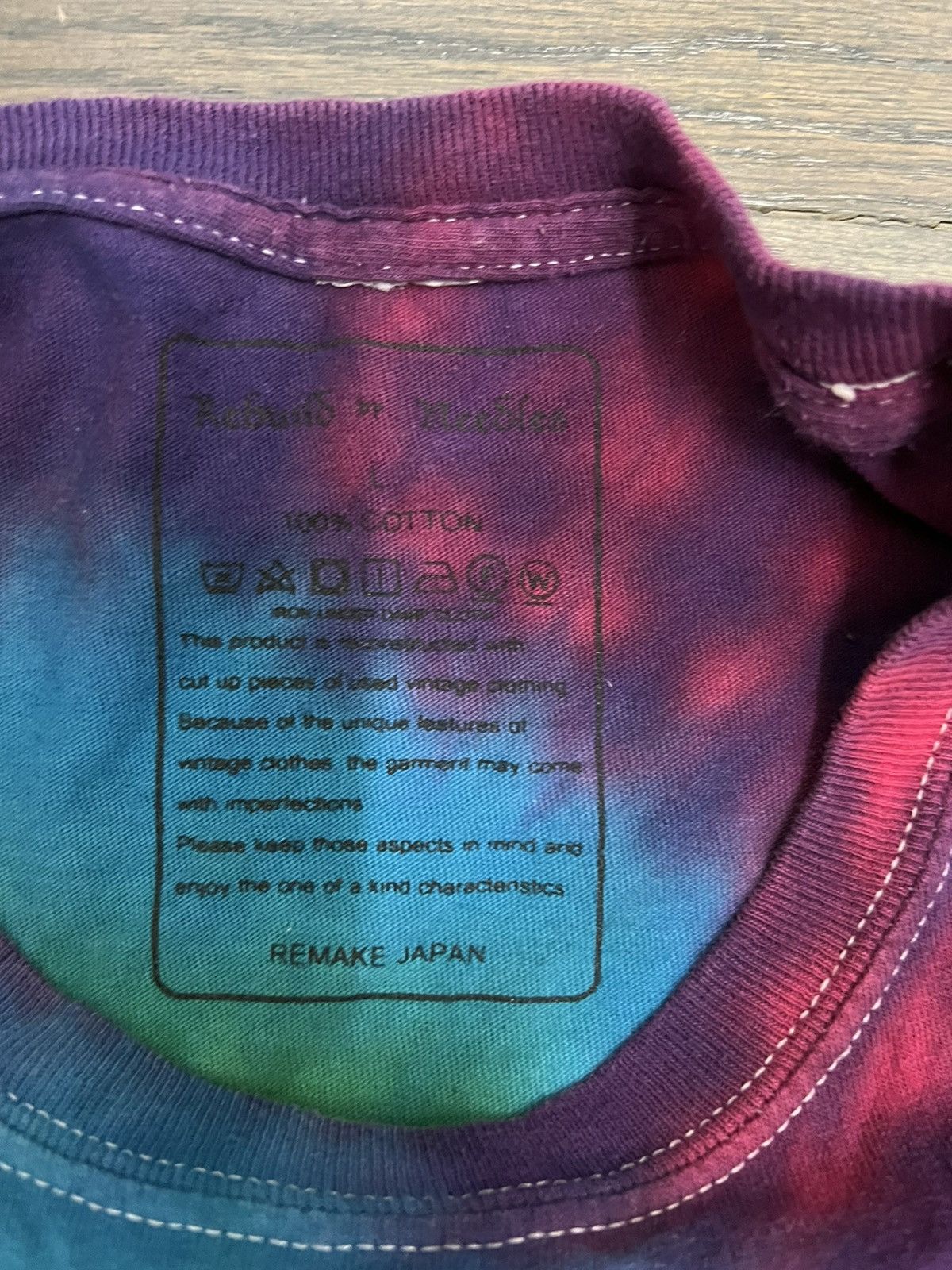 Nepenthes Needles rainbow t-shirt Size US L / EU 52-54 / 3 - 6 Thumbnail