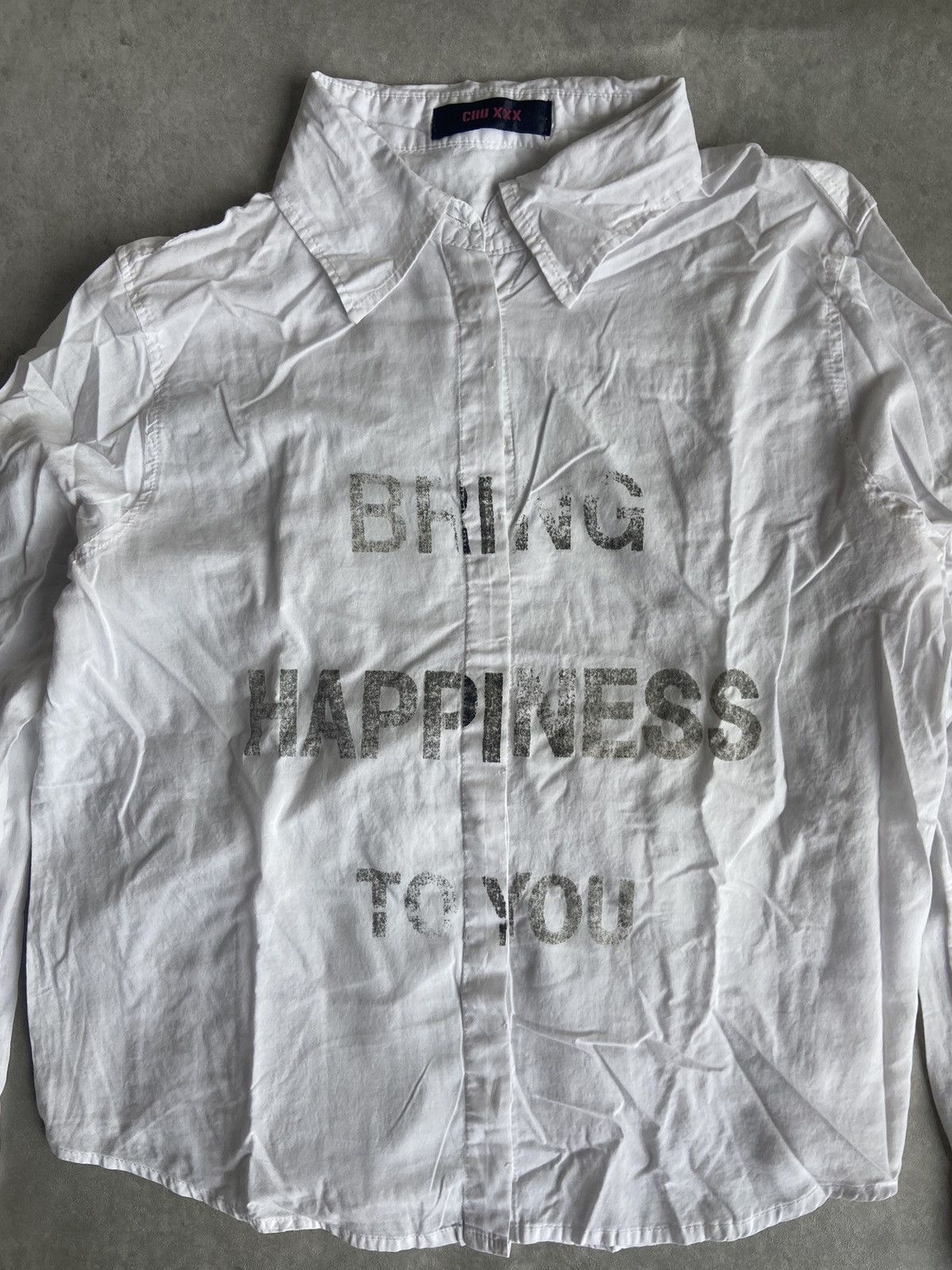 If Six Was Nine × Japanese Brand Chu XXX "BRING HAPPINES TO YOU" Shirts Size US M / EU 48-50 / 2 - 2 Thumbnail