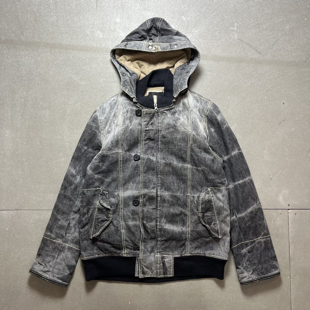 Japanese Brand Blue5 Japanese Brand Zip-off Hooded Jacket Size US L / EU 52-54 / 3 - 1 Thumbnail