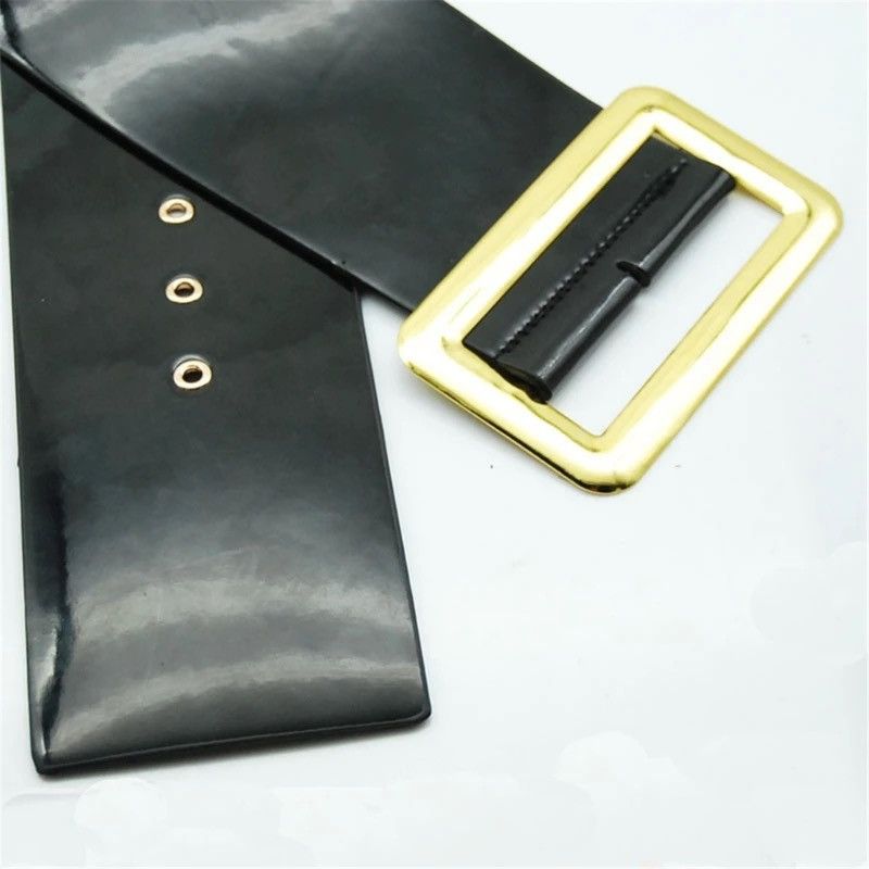 Leather Christmas Santa Belt Size ONE SIZE - 4 Thumbnail