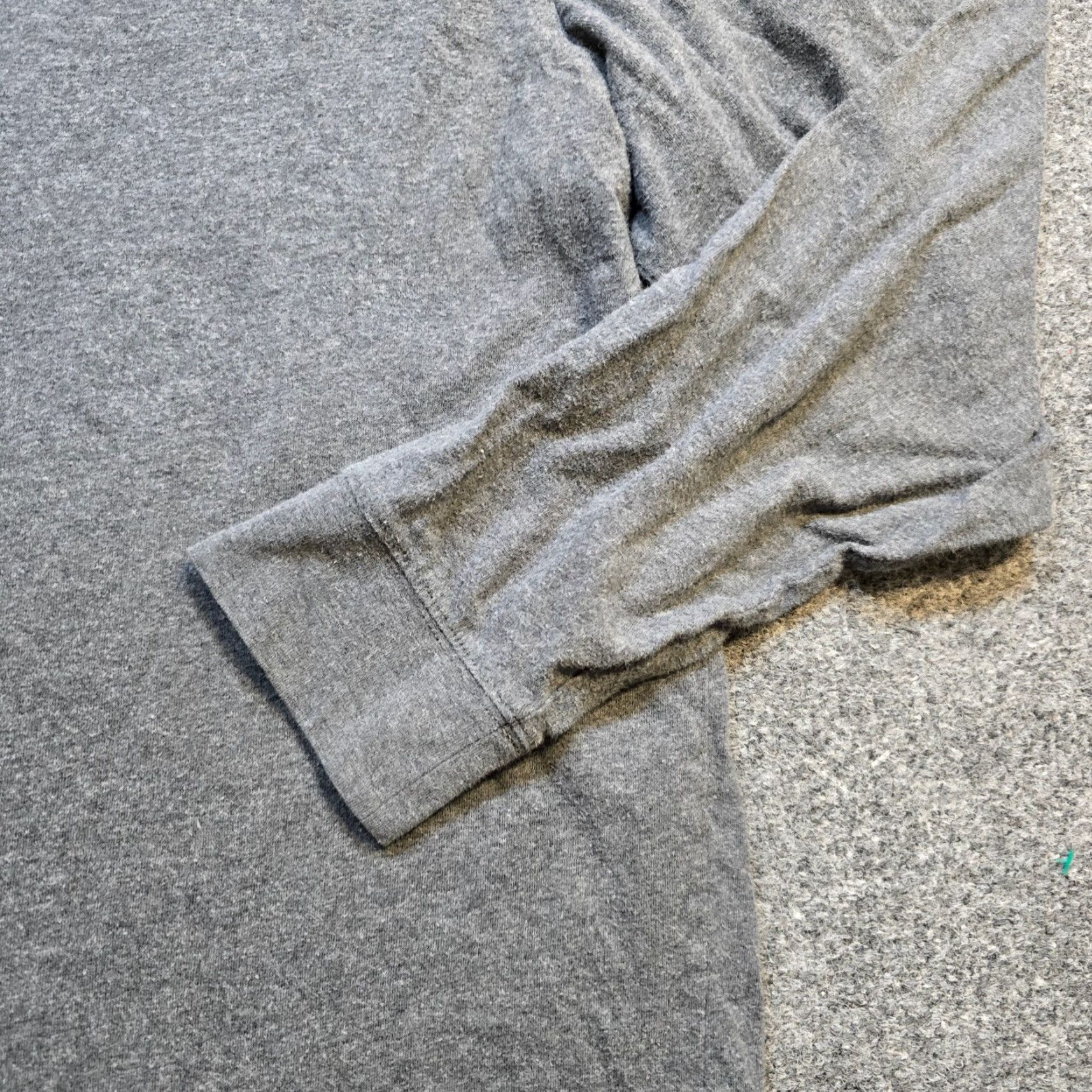Vintage LL Bean Mens Large Gray Henley Long Sleeve Outdoor Casual Shirt Size US L / EU 52-54 / 3 - 3 Thumbnail