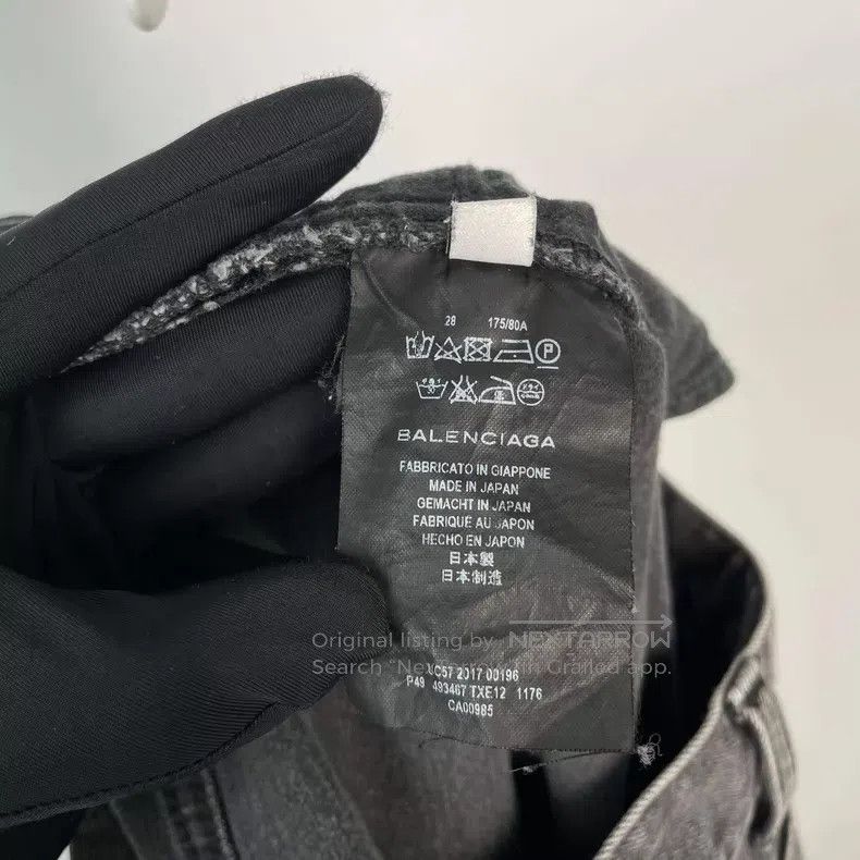 Balenciaga Balenciaga Ripped denim pants Size US 28 / EU 44 - 9 Thumbnail