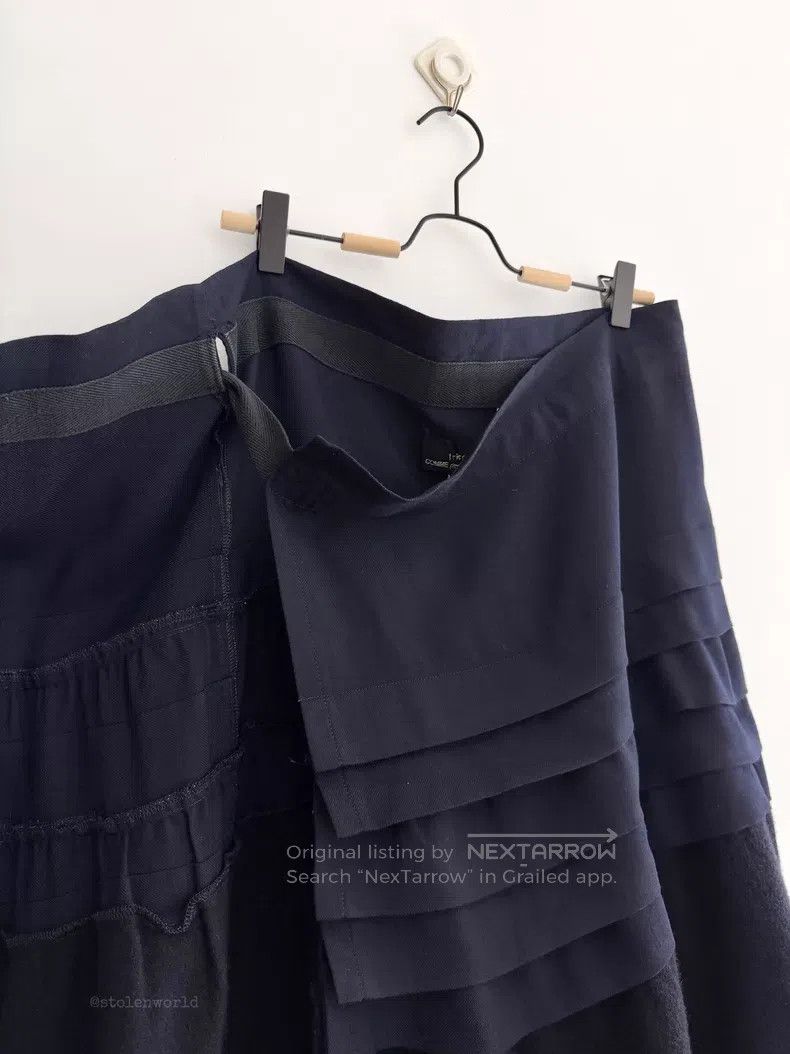 Comme des Garcons Comme Des Garcons size M Tie Wrap Layered Cake Skirt Size 22" - 4 Thumbnail
