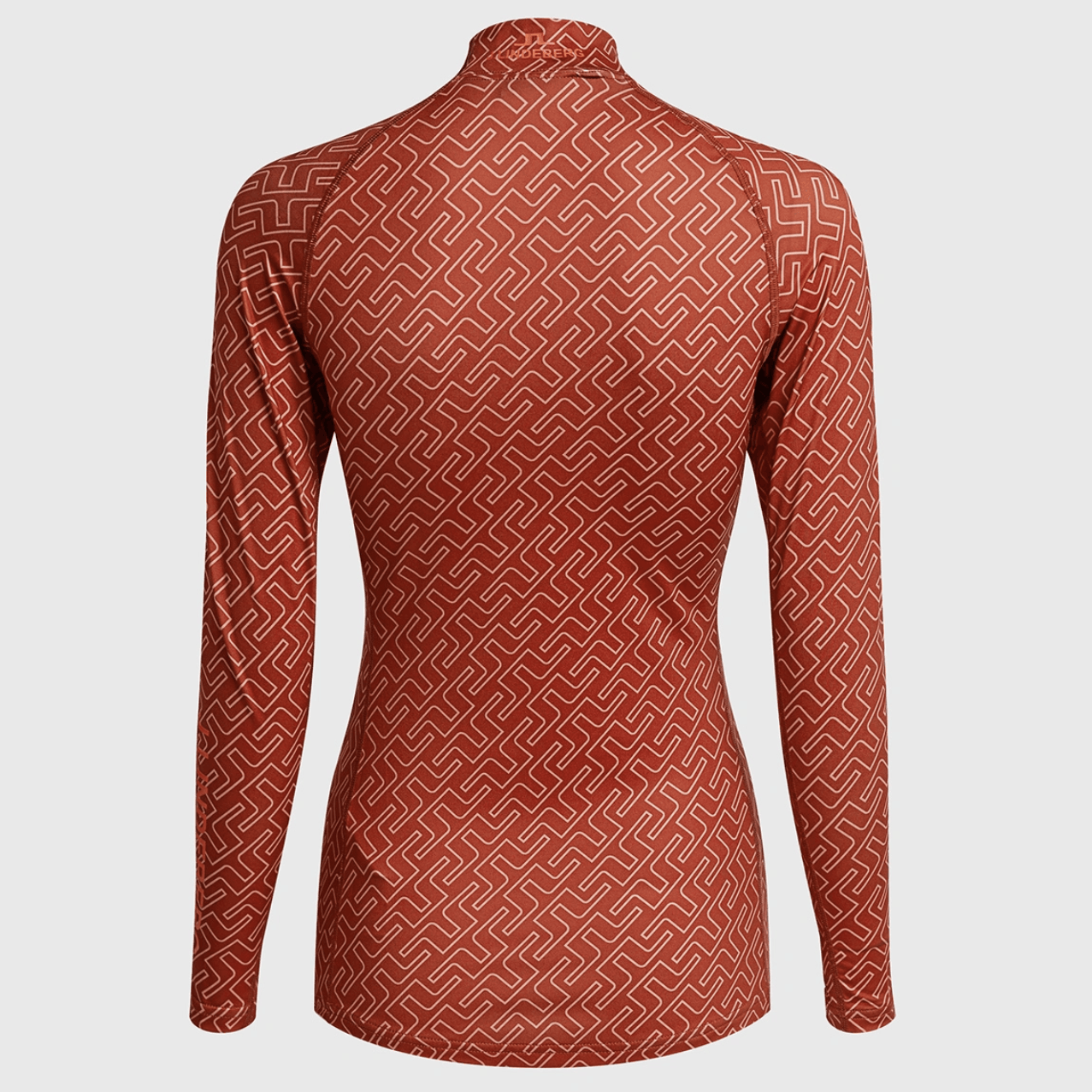 J.Lindeberg J.Lindeberg Asa Print Compression Mock Neck Golf Top - Small Size S / US 4 / IT 40 - 2 Thumbnail