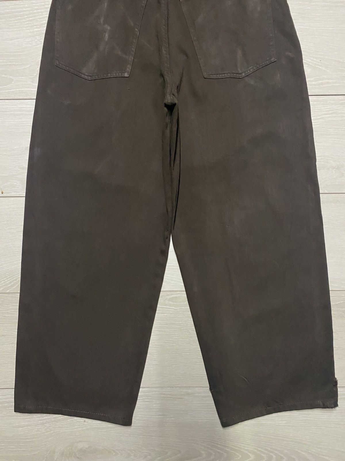 Jil Sander × Uniqlo Uniqlo Sky Brown Distressed Like Jnco Super Baggy Jeans Size US 30 / EU 46 - 6 Thumbnail