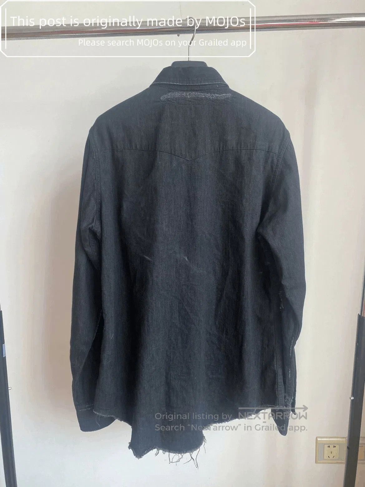 Saint Laurent Paris Saint Laurent Paris 16SS Distressed Patch Denim Shirt mojos Size US M / EU 48-50 / 2 - 2 Thumbnail