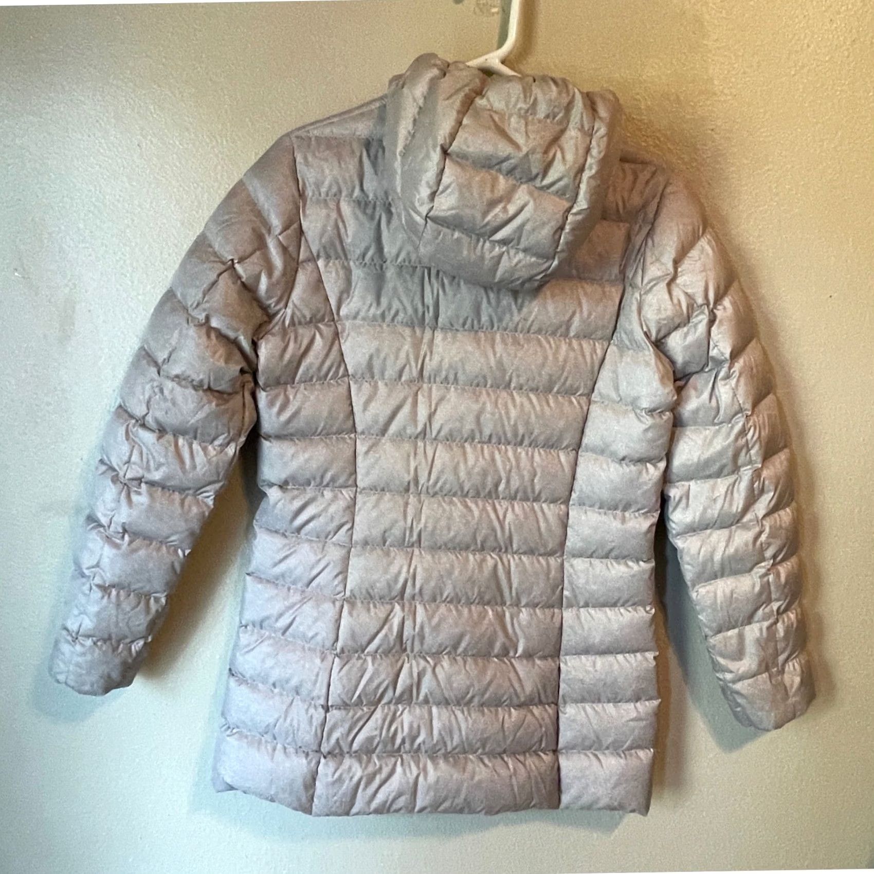 Eddie Bauer Eddie Bauer Womens Coat Hooded Puffer Down Jacket Lightweight Quilted Zip Mid-Length Gray Ski Casual Travel Womens Small S Size S / US 4 / IT 40 - 3 Thumbnail