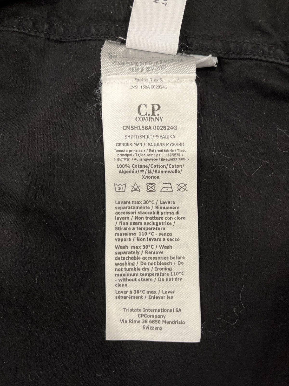 C.P. Company Black light jacket Size US S / EU 44-46 / 1 - 5 Thumbnail