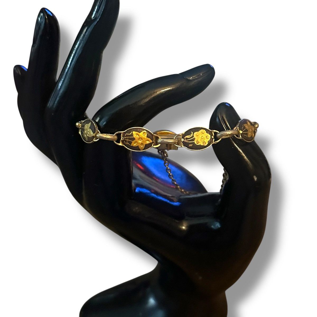 Vintage Vintage floral damascene bracelet Size ONE SIZE - 2 Thumbnail