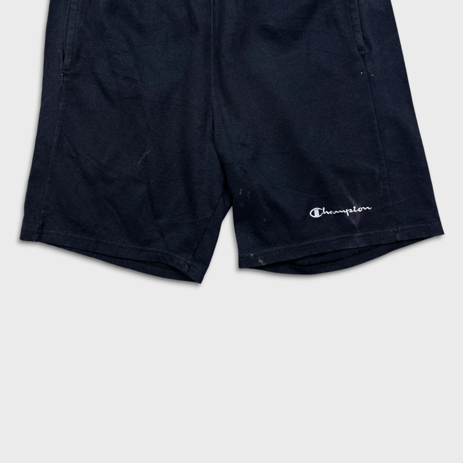 Champion × Vintage VTG 90s Champion Shorts Medium C Logo Pocketed Fleece Gym Size US 28 / EU 44 - 4 Thumbnail
