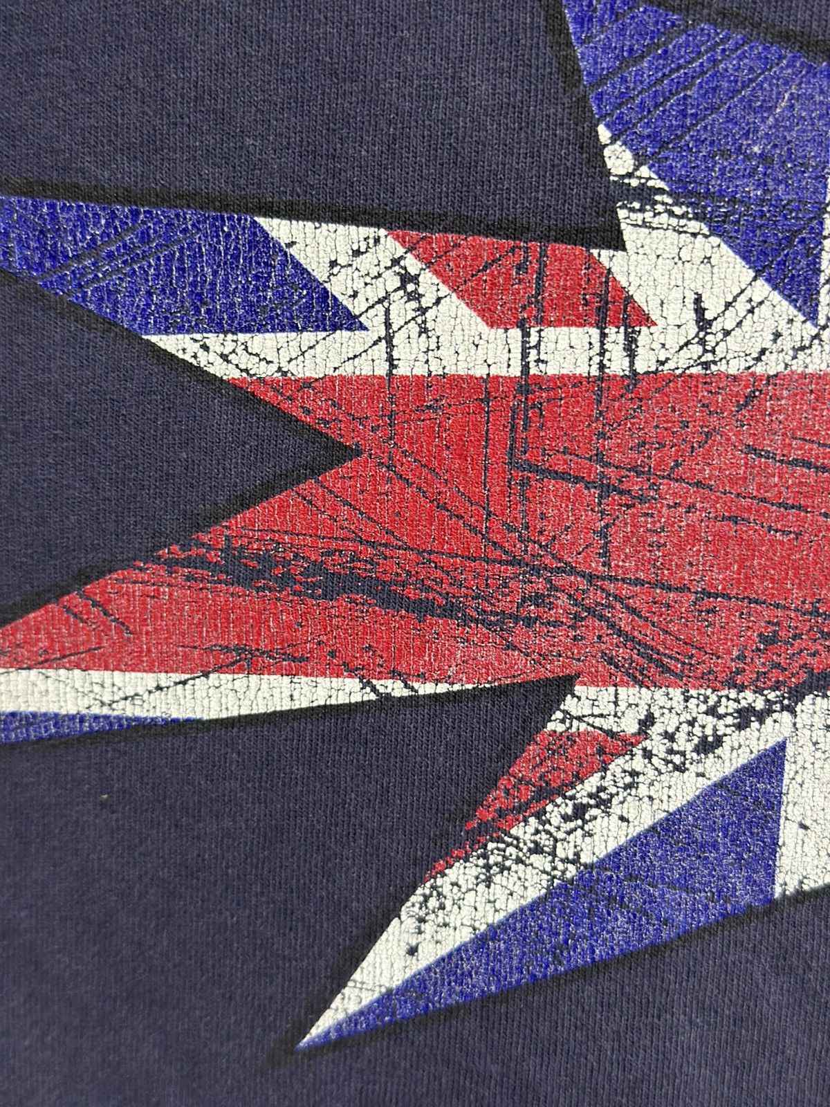 Reebok × Vintage Vintage Reebok Britain Flag Faded Tee Size US XL / EU 56 / 4 - 8 Thumbnail