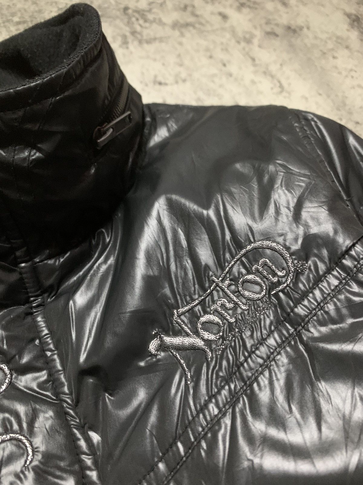 Japanese Brand Norton Embroidered Vkei Style Puffer Rocker Jacket Size US M / EU 48-50 / 2 - 5 Thumbnail