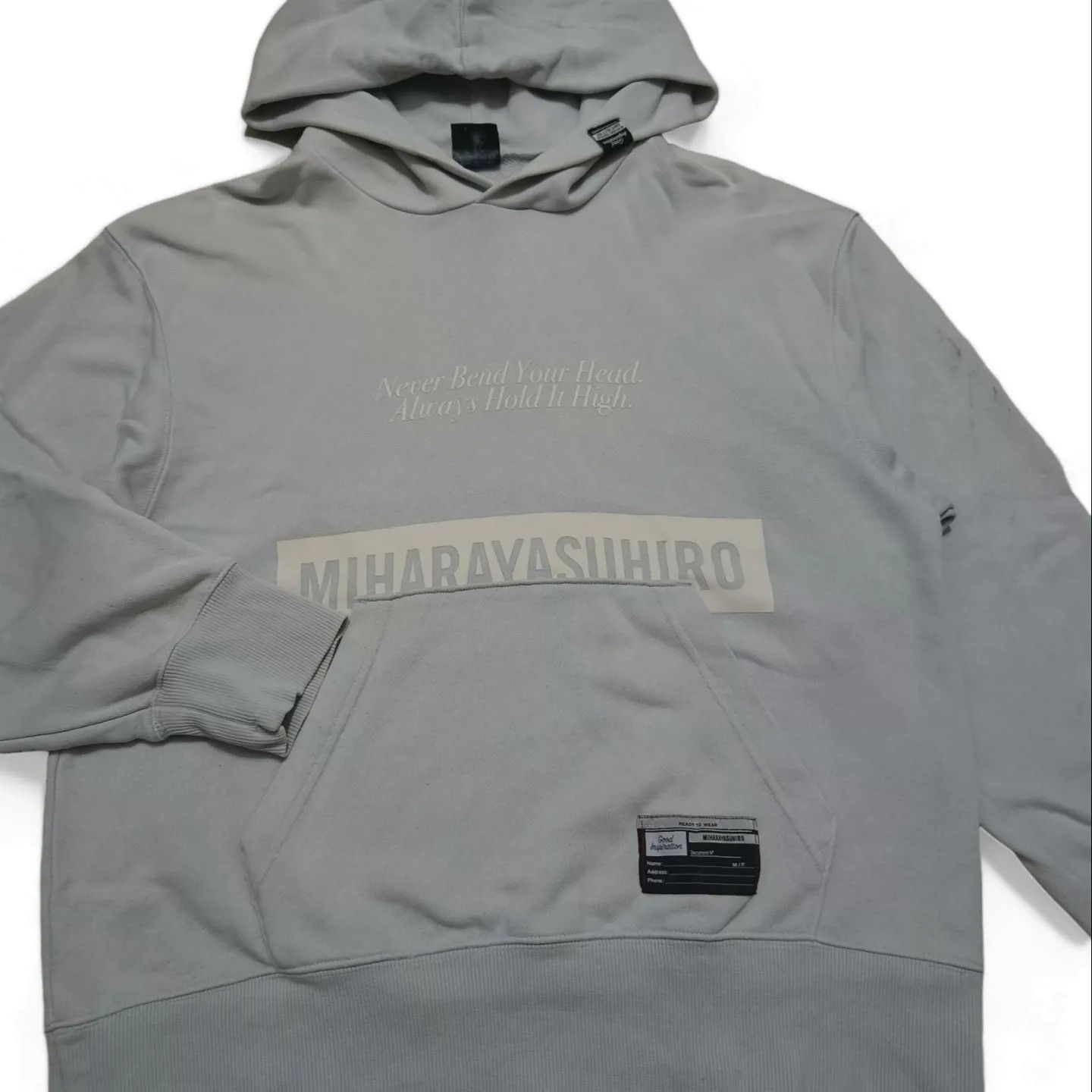 Japanese Brand Maison Miharayasuhiro x GU 'Good Inspiration' Hoodie Jacket Size US M / EU 48-50 / 2 - 3 Thumbnail