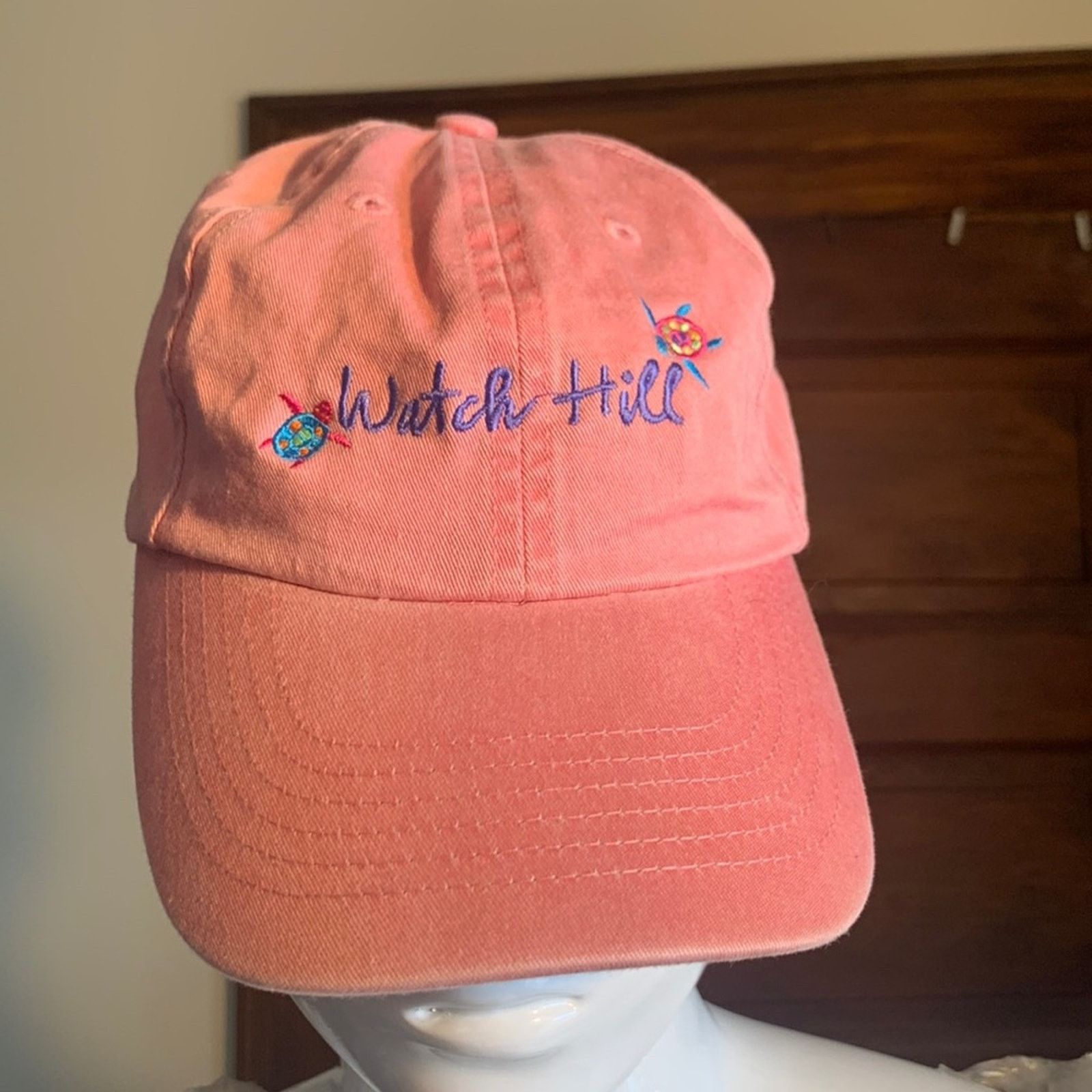 Vintage BNWT pink Watch Hill baseball cap hat Rhode Island youth Size ONE SIZE - 1 Thumbnail