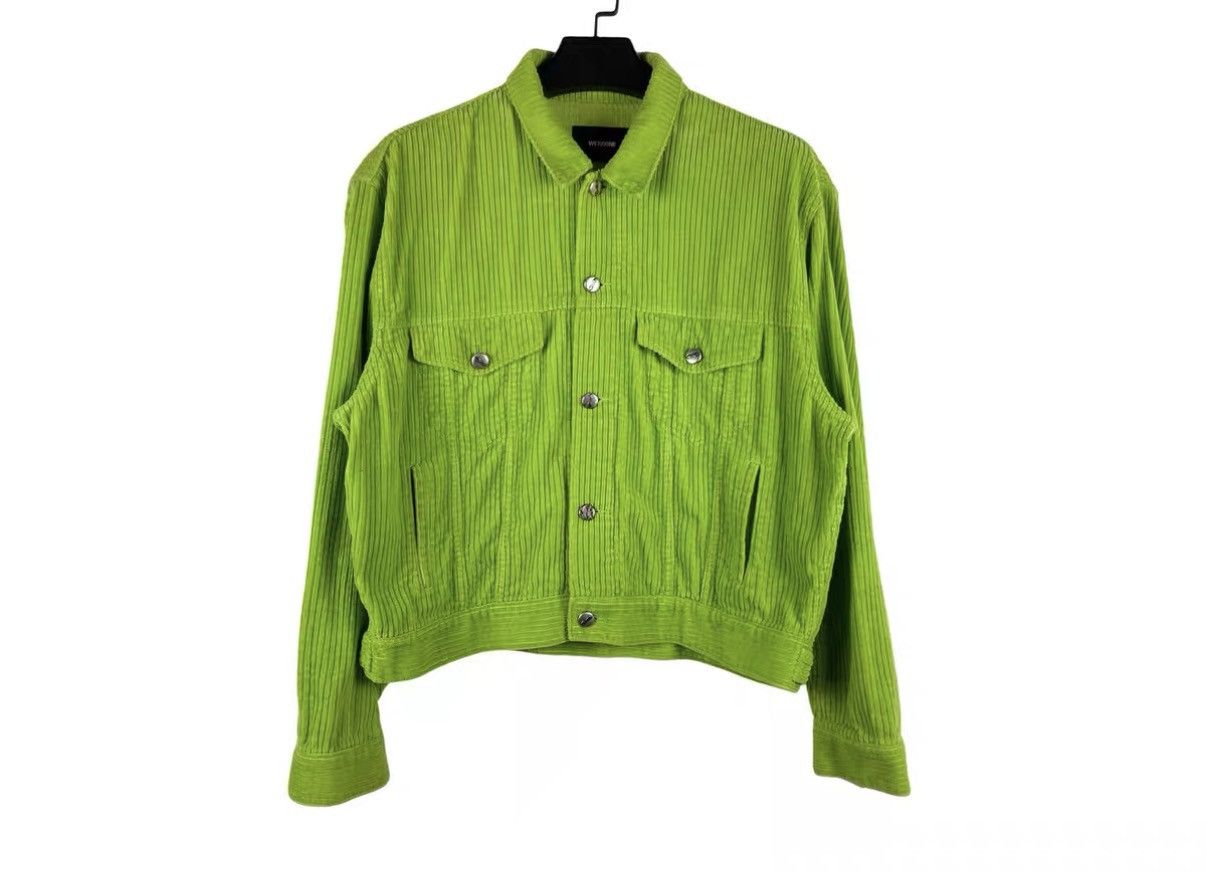 WE11DONE We11done Green Corduroy Jacket J31 Size US M / EU 48-50 / 2 - 1 Thumbnail