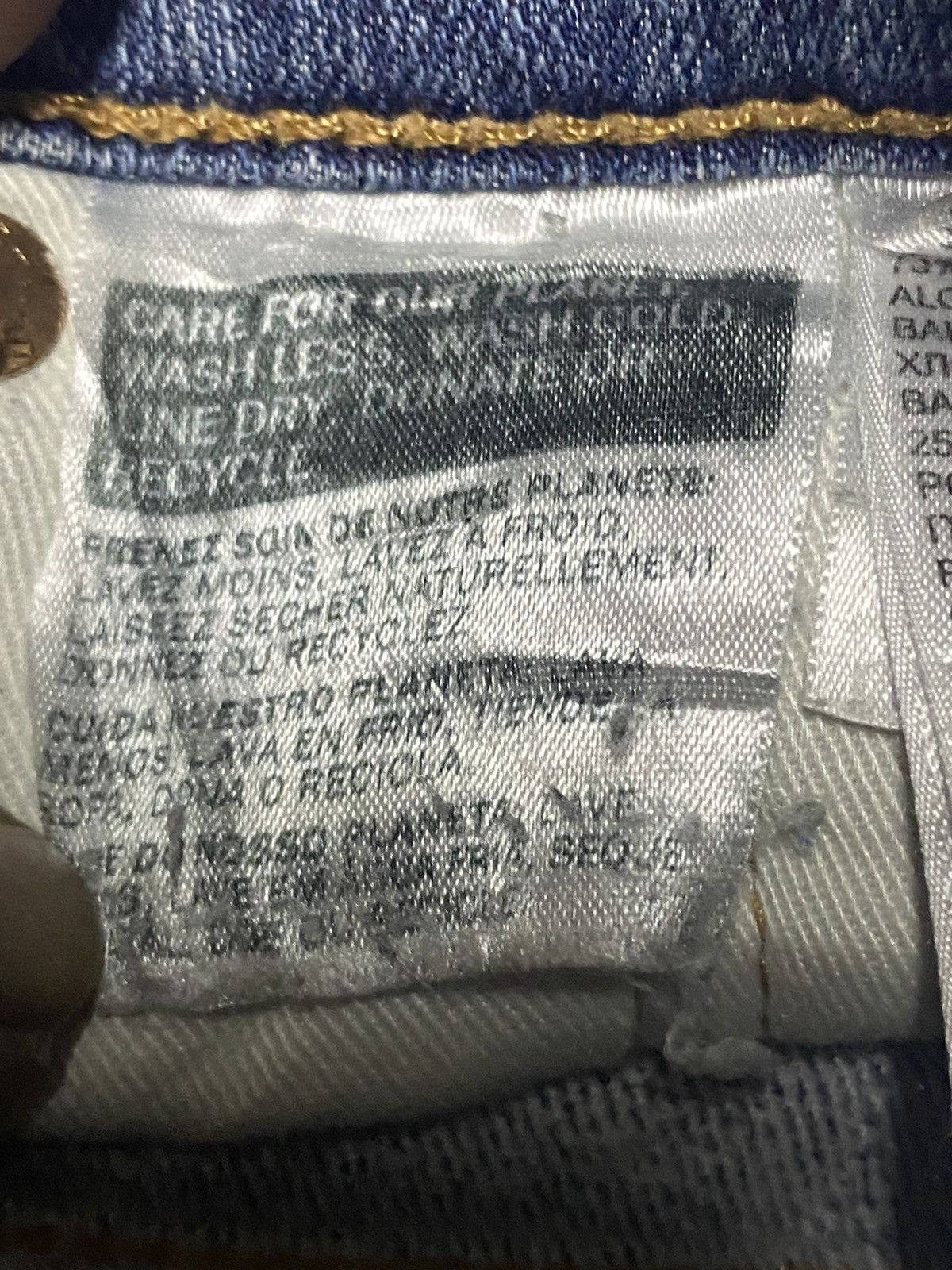 Levi's Levis 511 Y2K Faded Wash Distressed Jeans Size US 30 / EU 46 - 16 Thumbnail