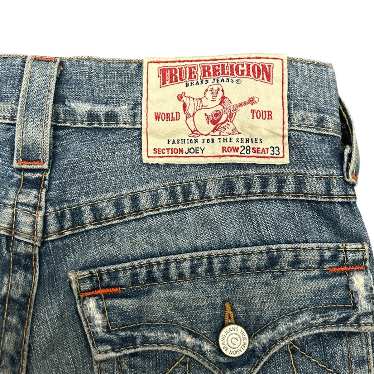 True Religion True Religion Joey Flare Denim Size 28" / US 6 / IT 42 - 3 Thumbnail